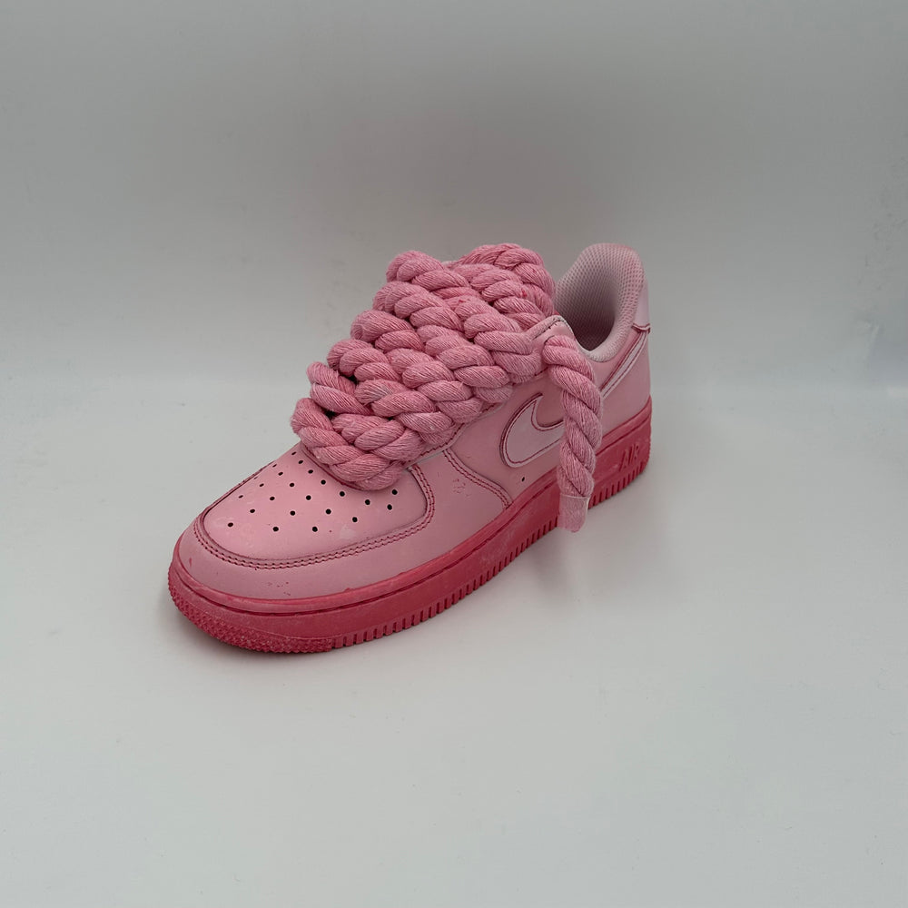 Nike Air Force 1 “Rope Laces” Total Pink