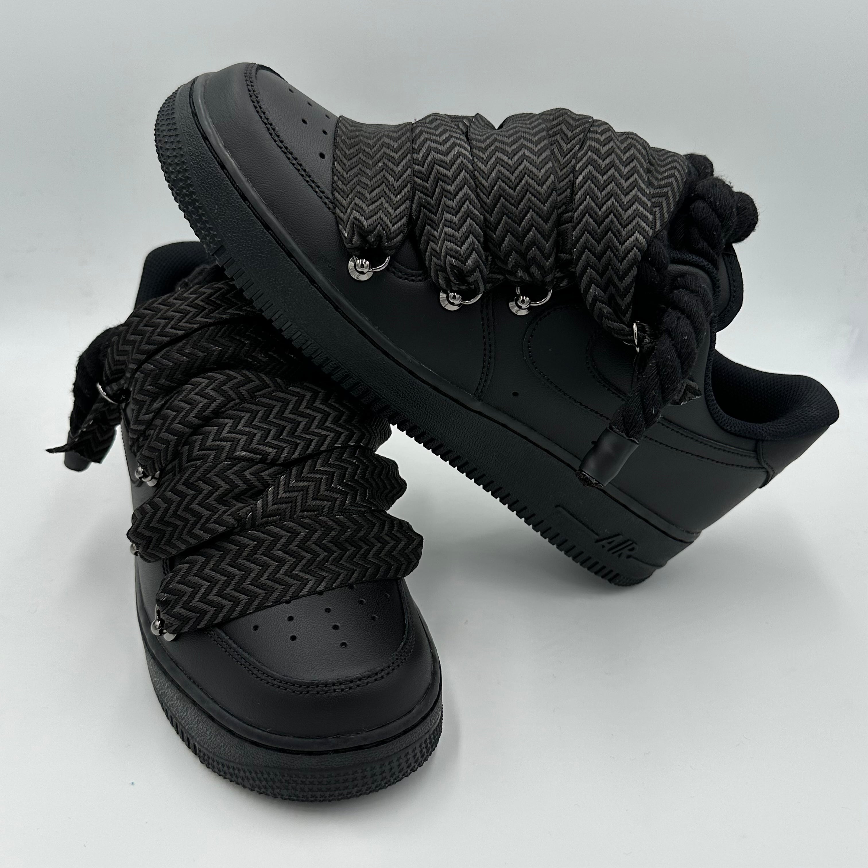 Nike Air Force 1 “Rope Laces Lanvin” Black – EV8 Style