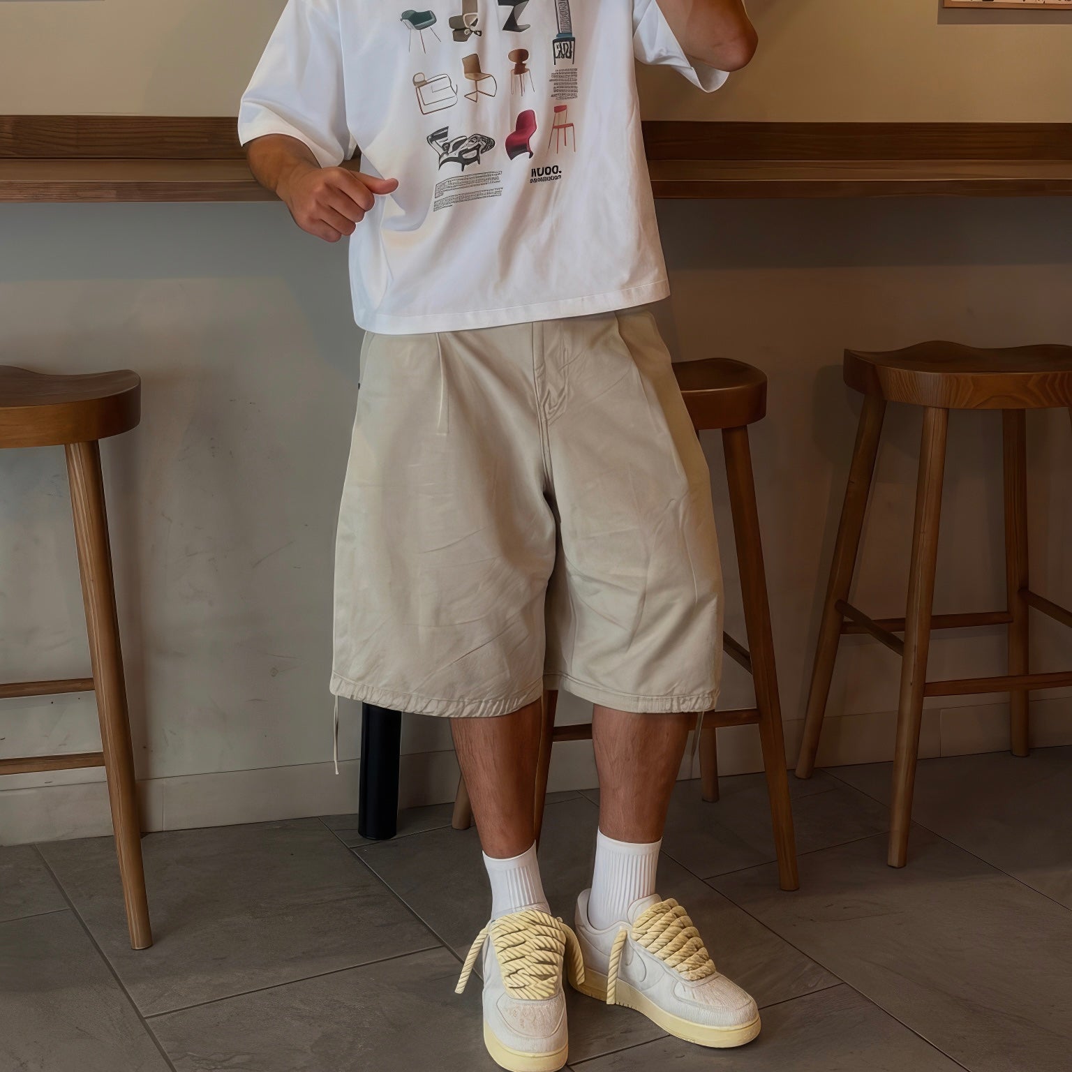 Nike Air Force 1 Pony Hair White "Rope Laces" V1