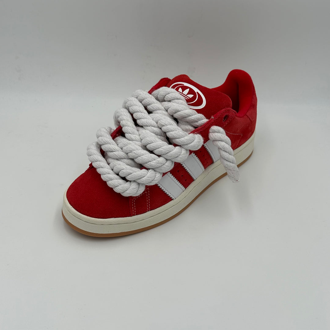 Adidas Campus 00s Red "Rope Laces" White