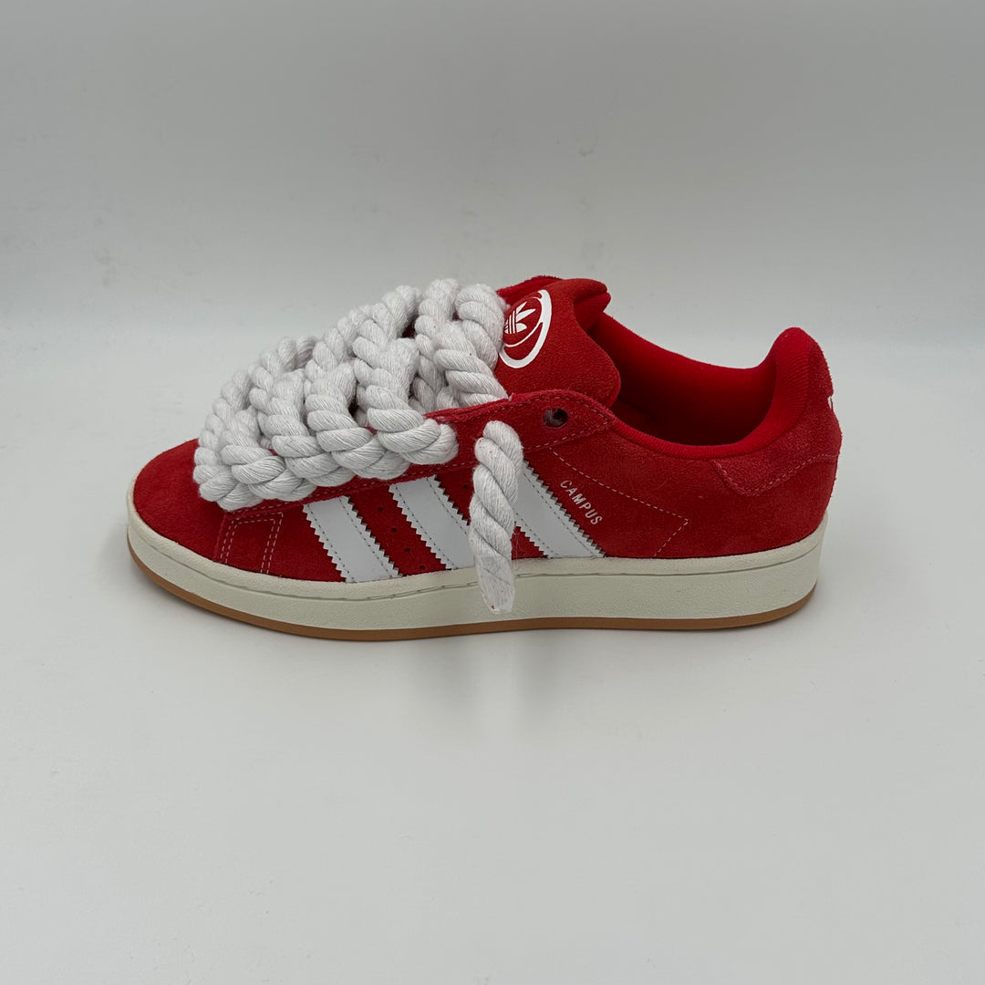Adidas Campus 00s Red "Rope Laces" White