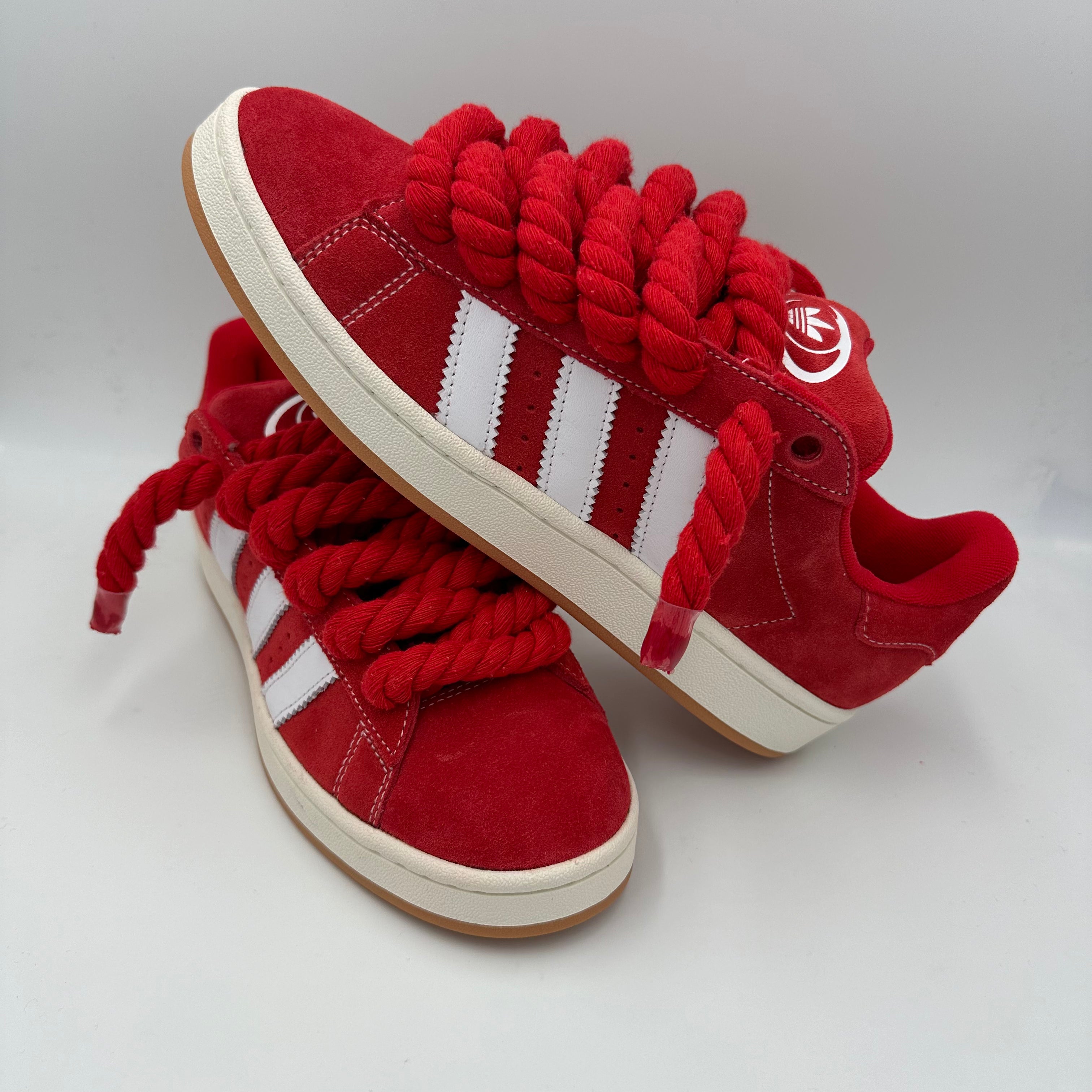 Adidas Campus 00s Red "Rope Laces" Red - EV8 Style
