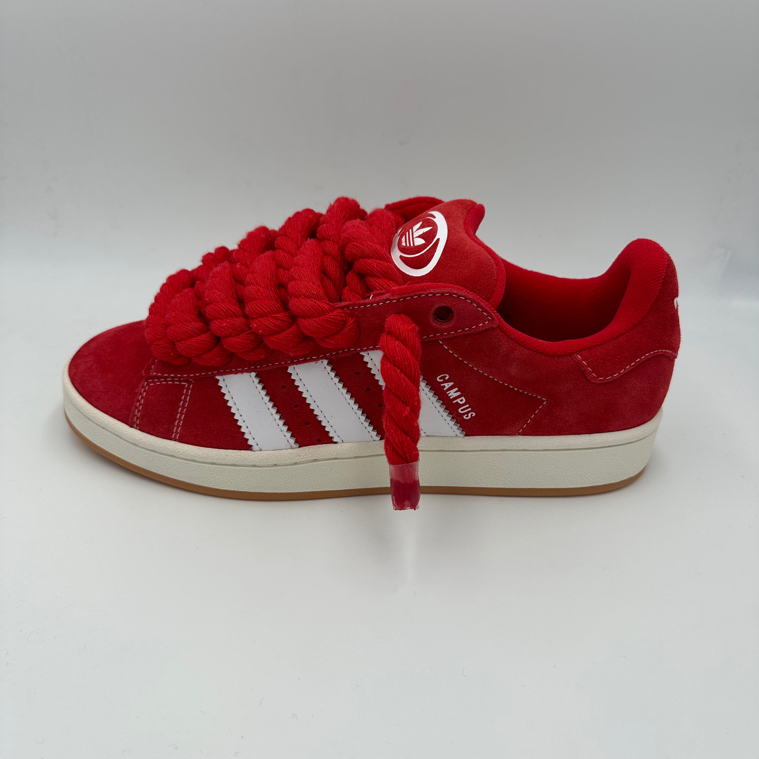 Adidas Campus 00s Red "Rope Laces" Red - EV8 Style