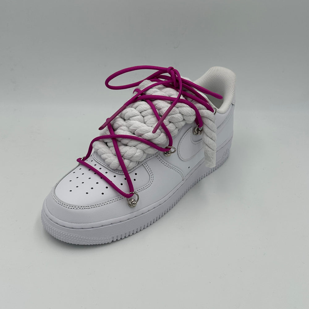 Nike Air Force 1 “Rope Laces” Triple Purple - EV8 Style