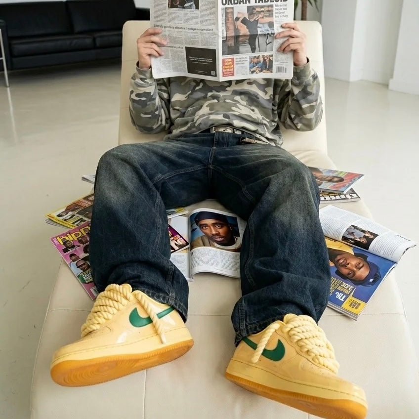 Nike Air Force 1 Patent Brazil "Rope Laces" V1