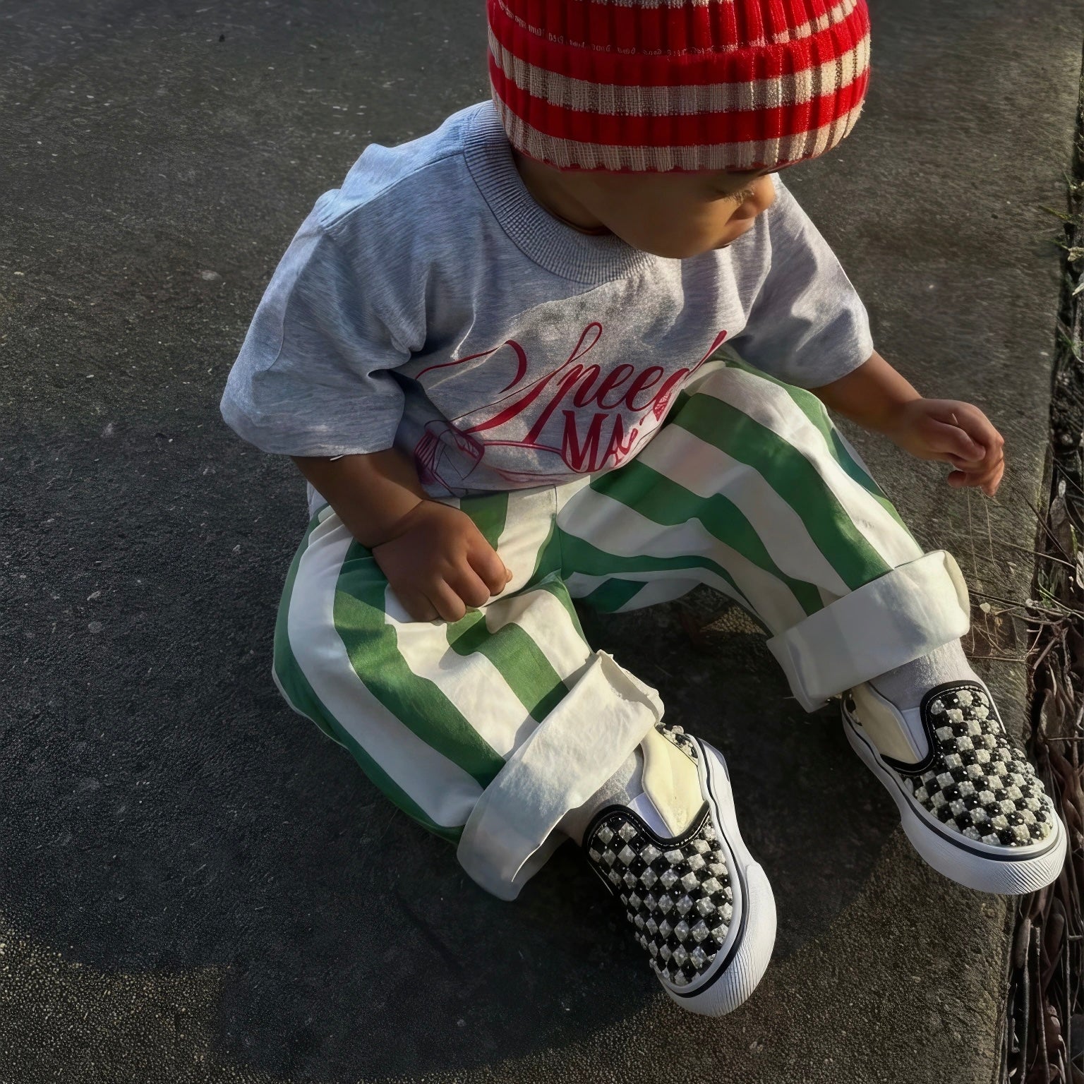 Vans Baby SlipOn Classic "Checked Pearl"