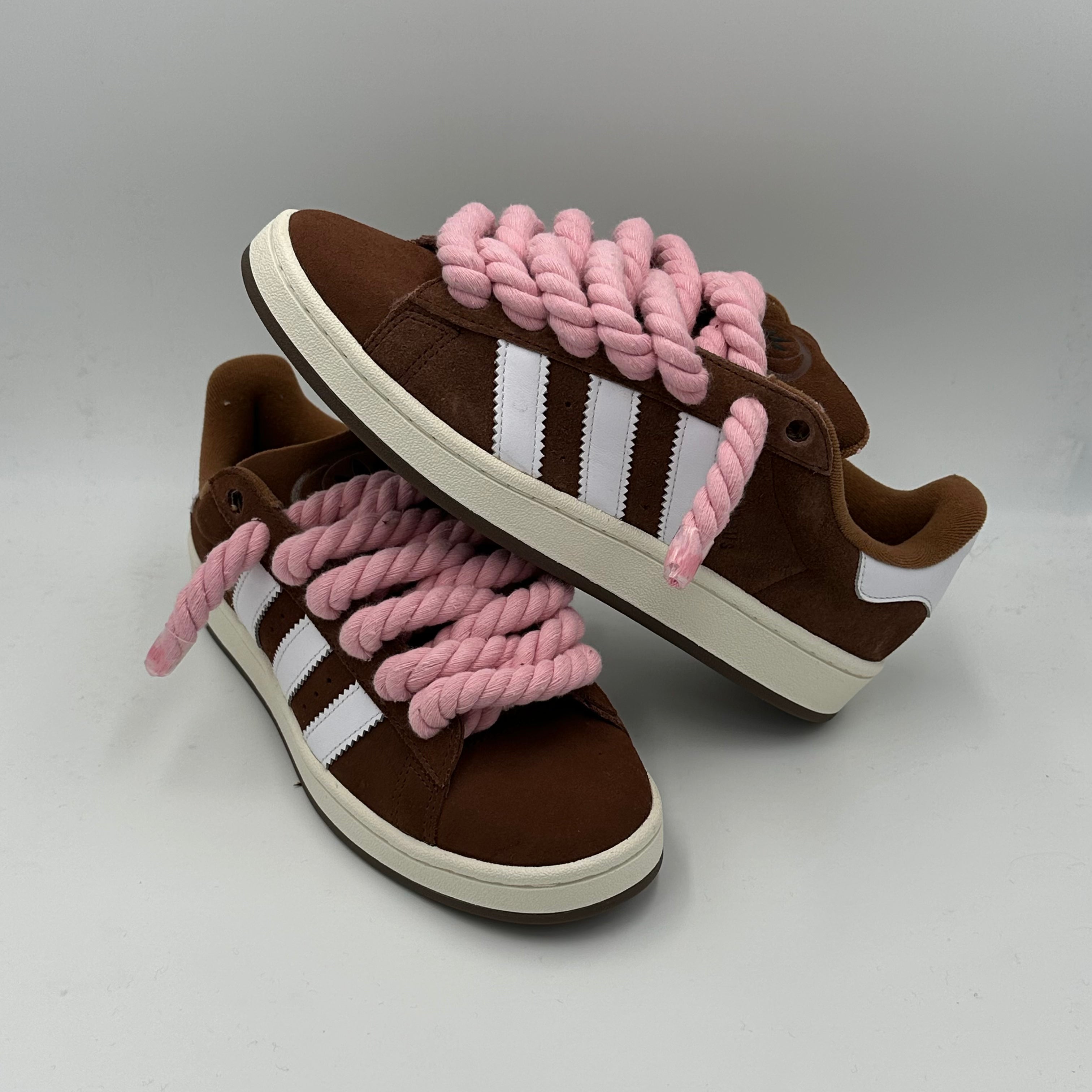 Adidas Campus 00s Brown "Rope Laces" Pink - EV8 Style