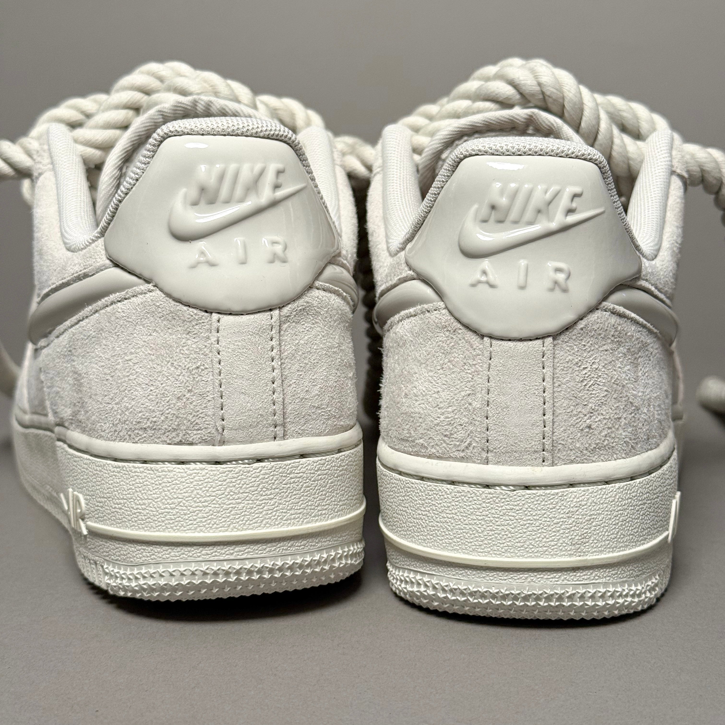 Nike Air Force 1 Bone Suede "Rope Laces" V2