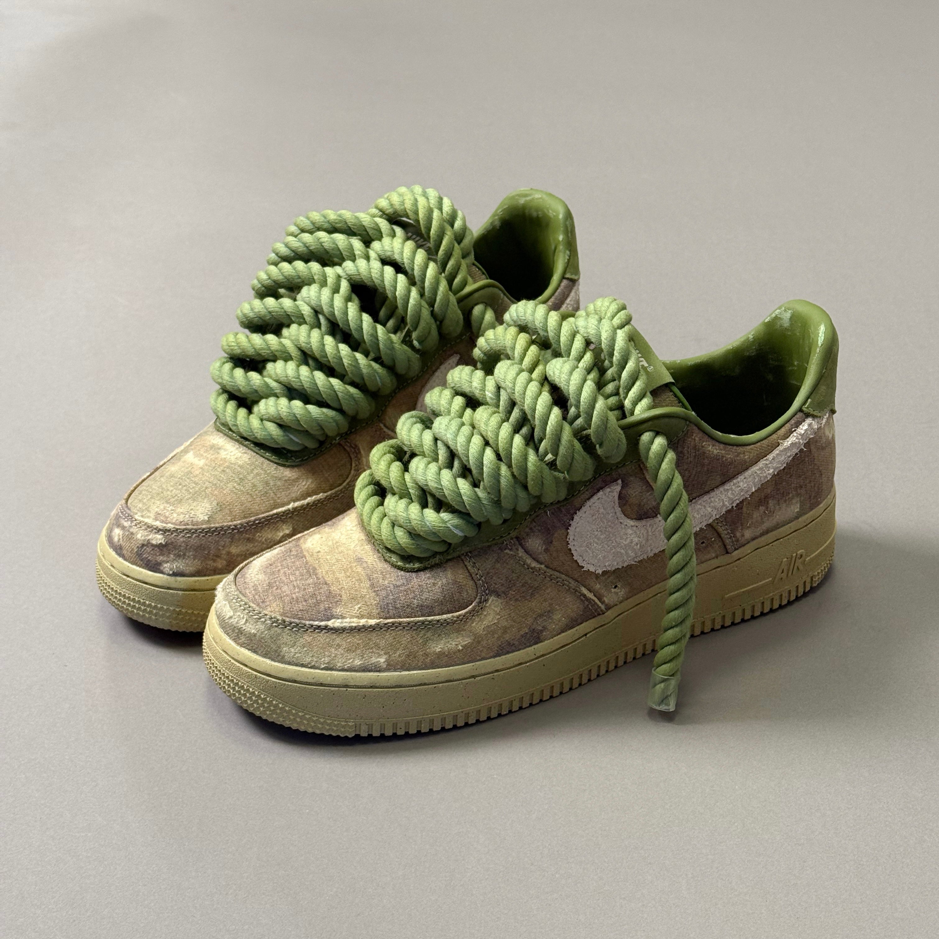 Nike Air Force 1 Grass "Rope Laces Green" V1