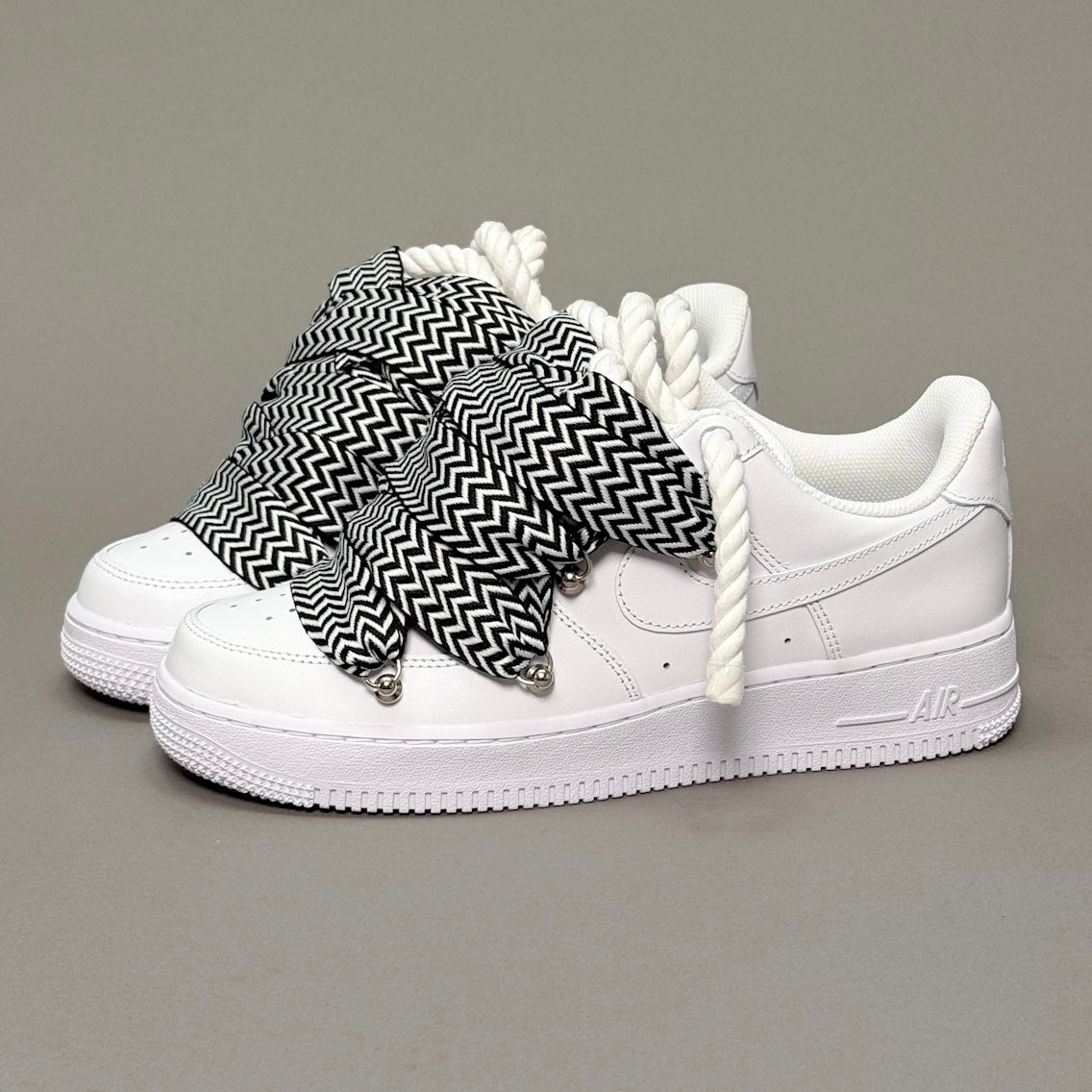 Nike Air Force 1 “Rope Laces Lanvin” Black&White