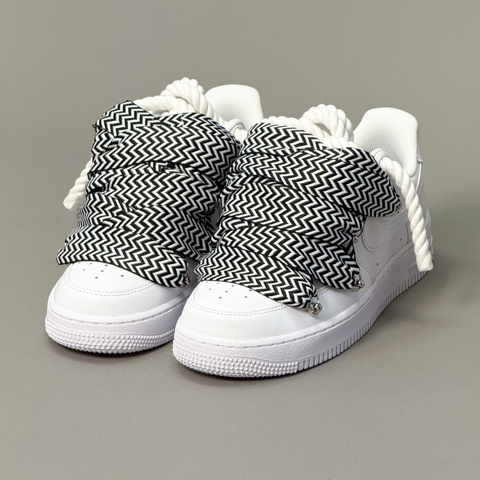 Nike Air Force 1 “Rope Laces Lanvin” Black&White