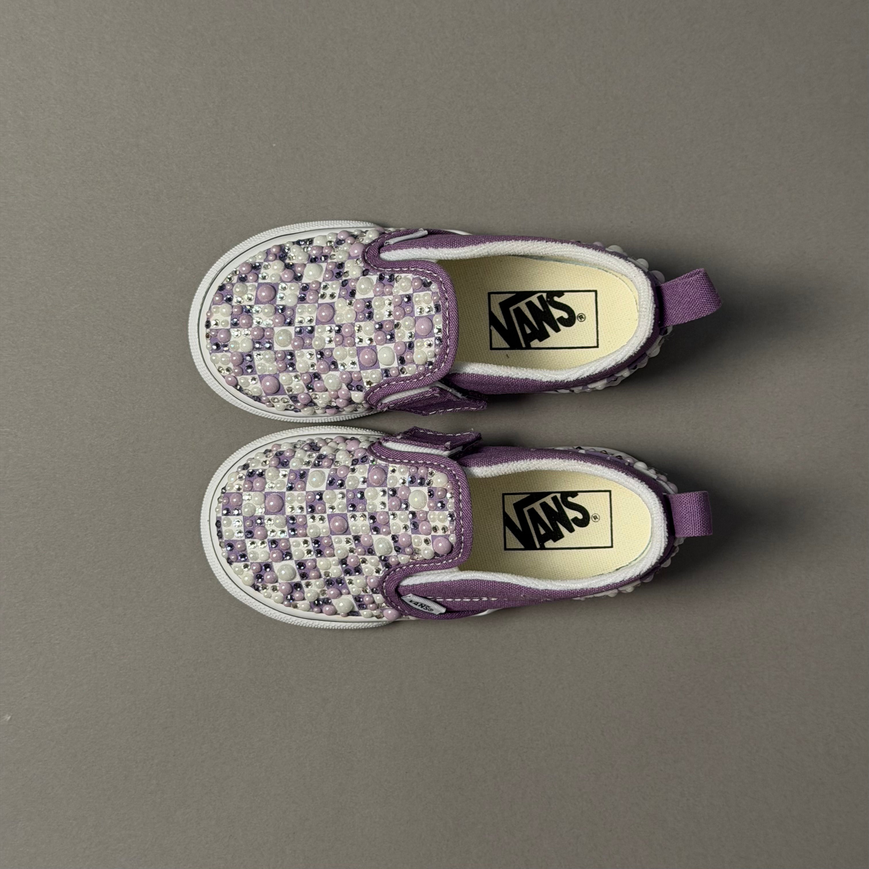 Vans Baby Slip-On Violet "Checked Pearl"