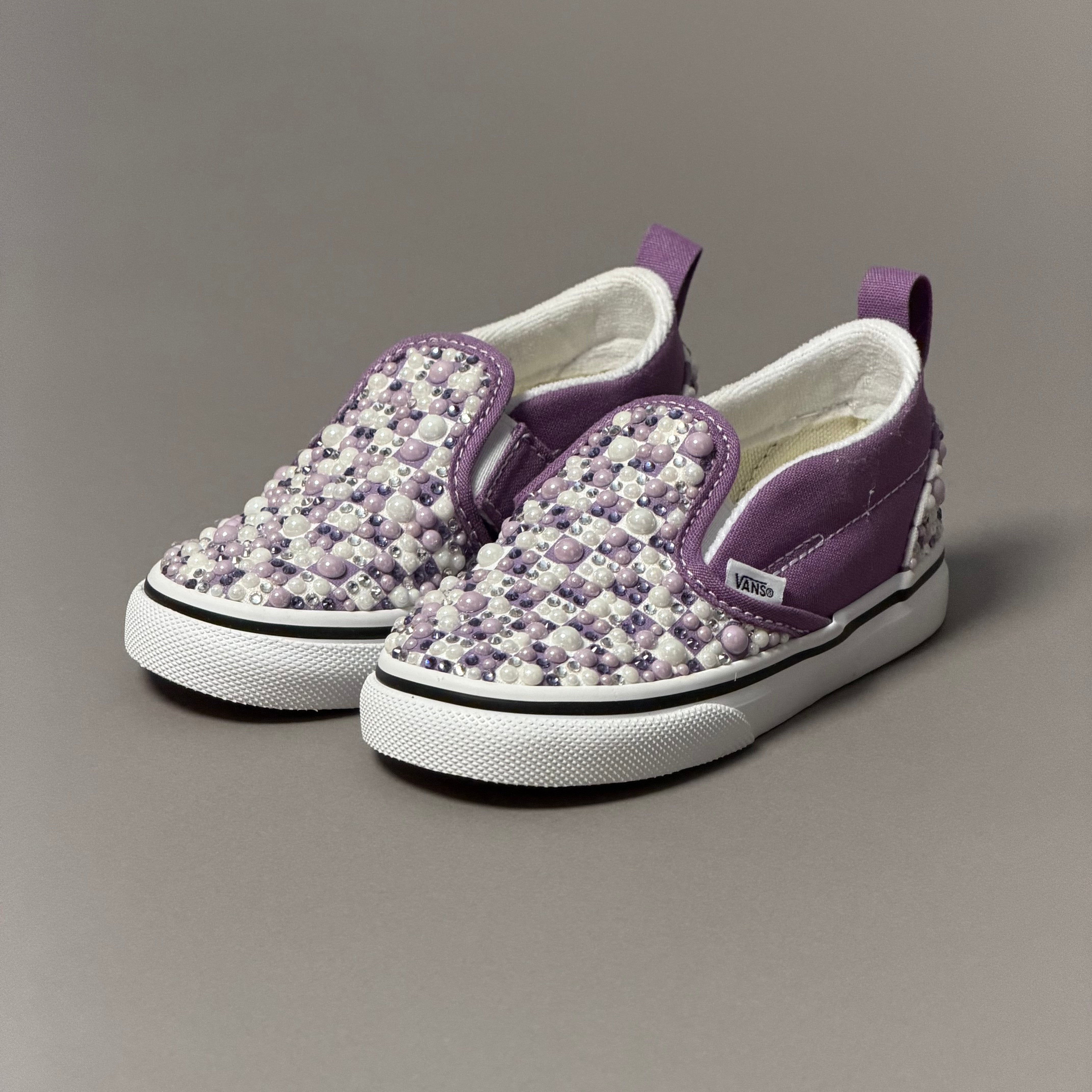 Vans Baby Slip-On Violet "Checked Pearl"