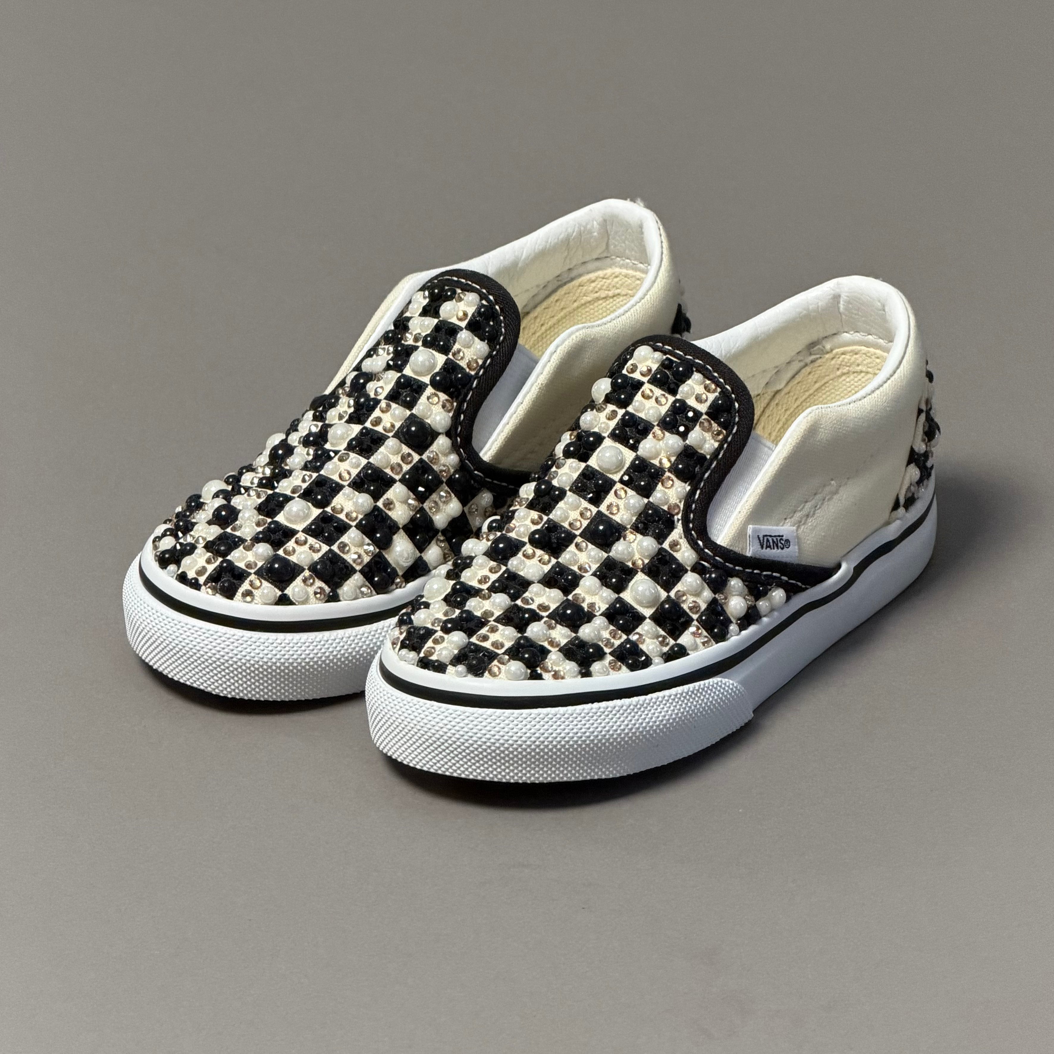 Vans Baby SlipOn Classic "Checked Pearl"