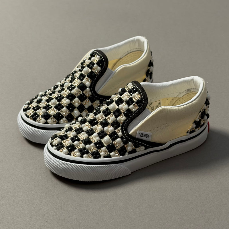 Vans Baby SlipOn Classic "Checked Pearl"
