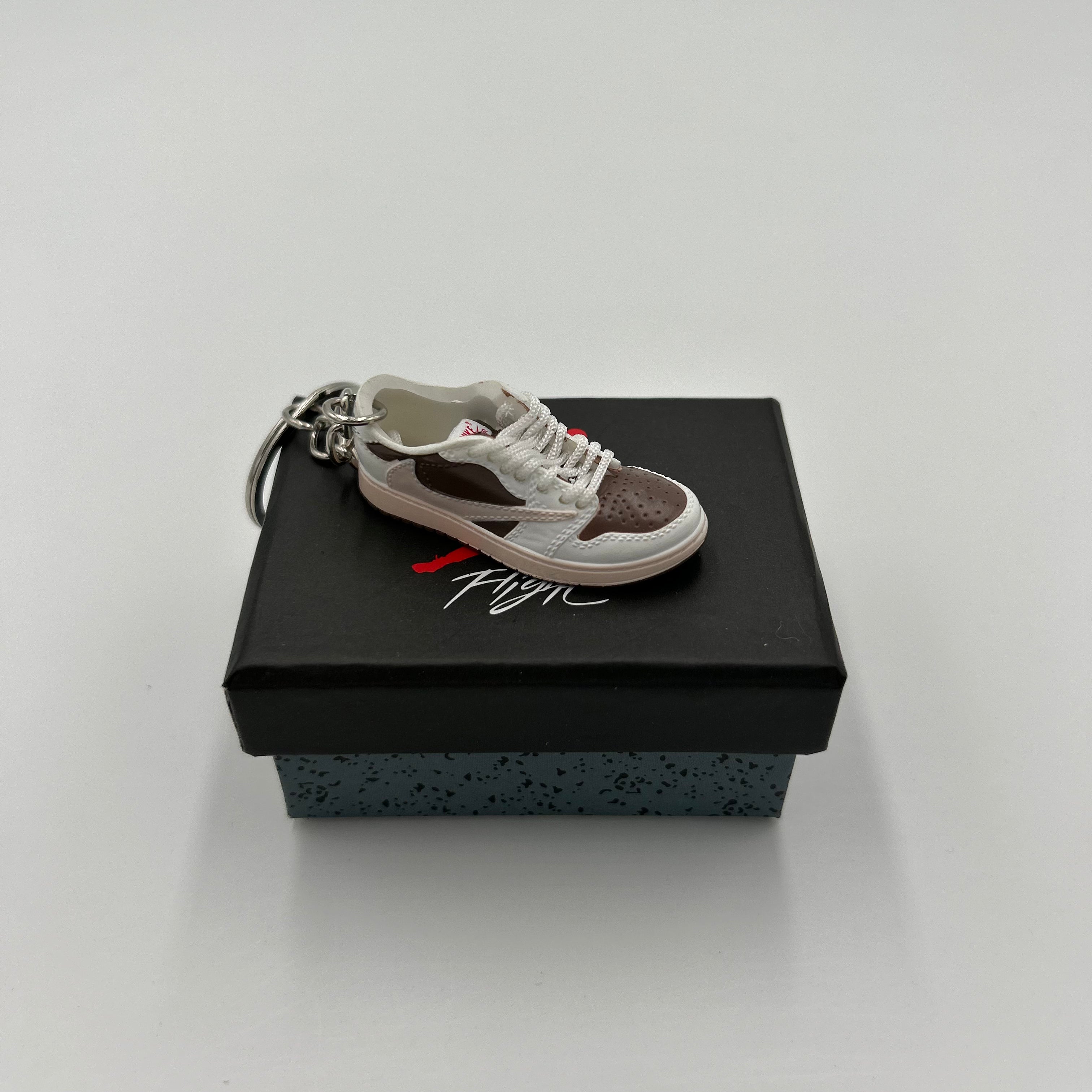 Jordan 1 Low Reverse Mocha Travis Scott Keychain