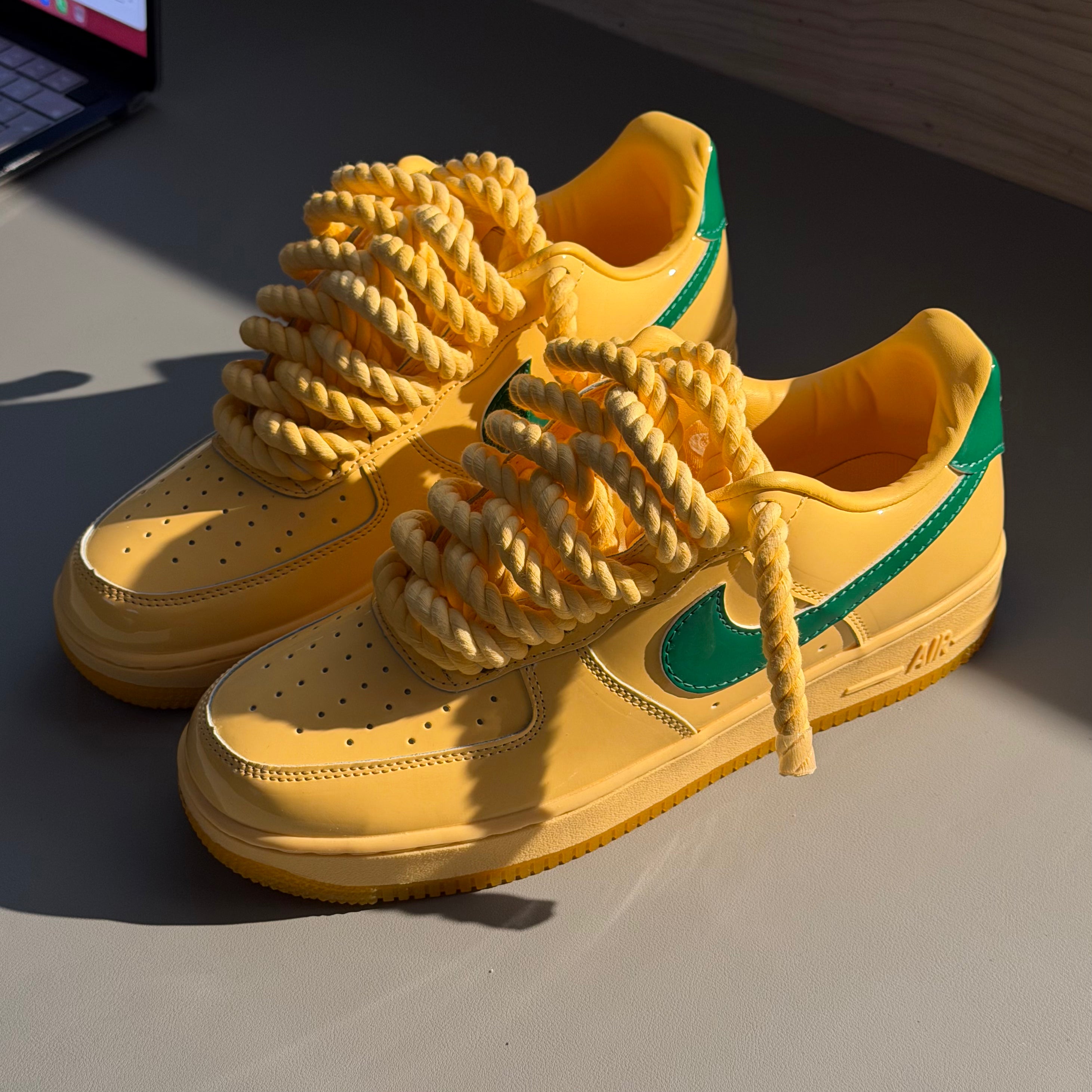 Nike Air Force 1 Patent Brazil "Rope Laces" V1