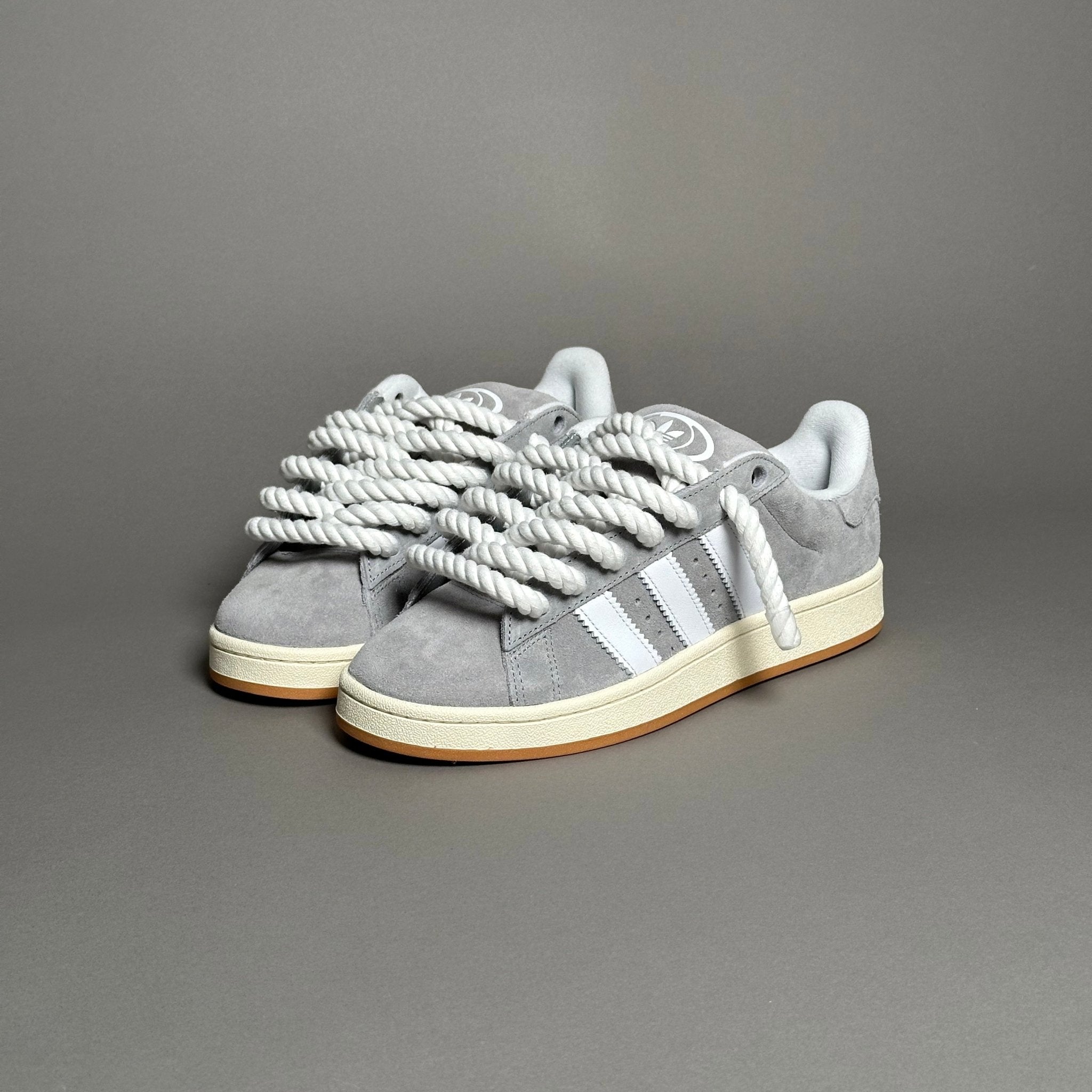 Adidas Campus 00s Grey “Rope Laces” White - EV8 Style