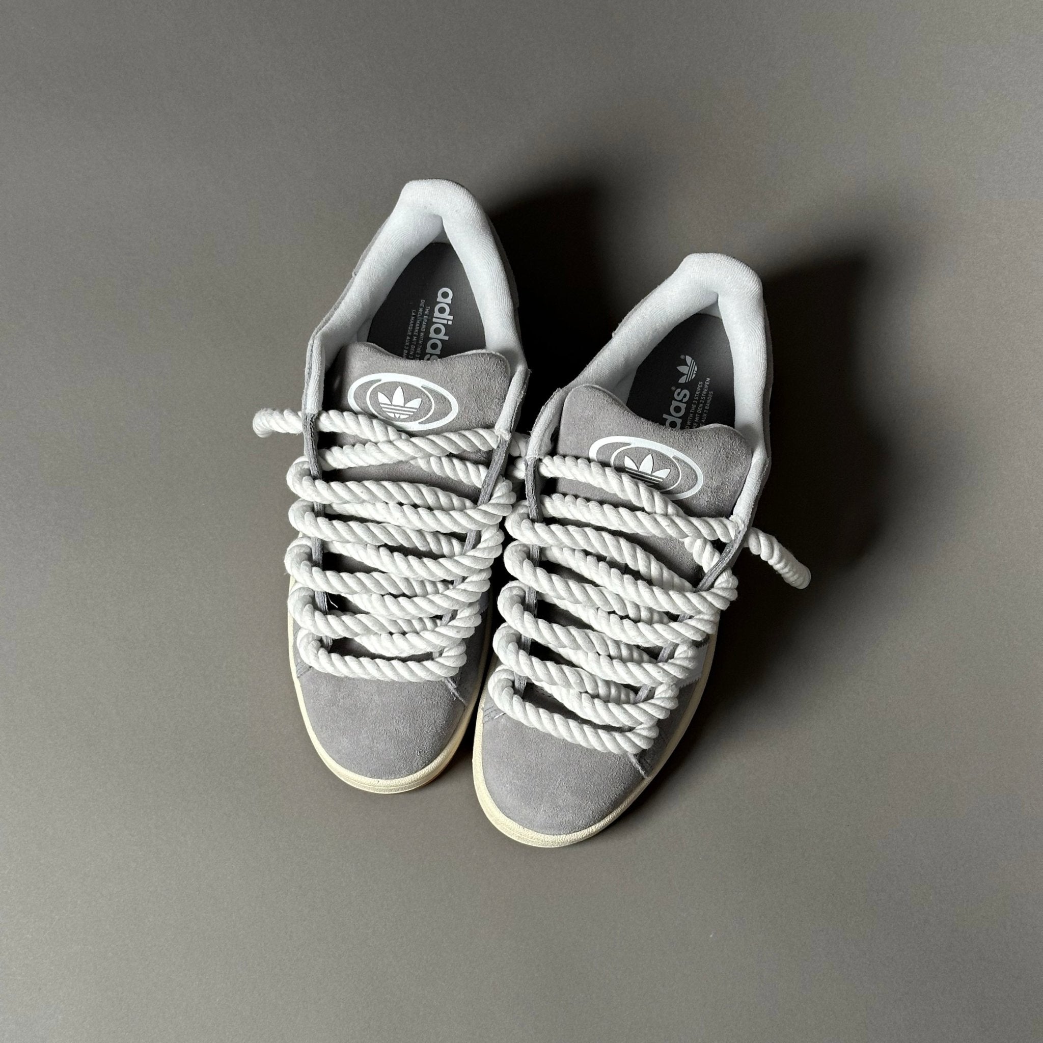 Adidas Campus 00s Grey “Rope Laces” White - EV8 Style