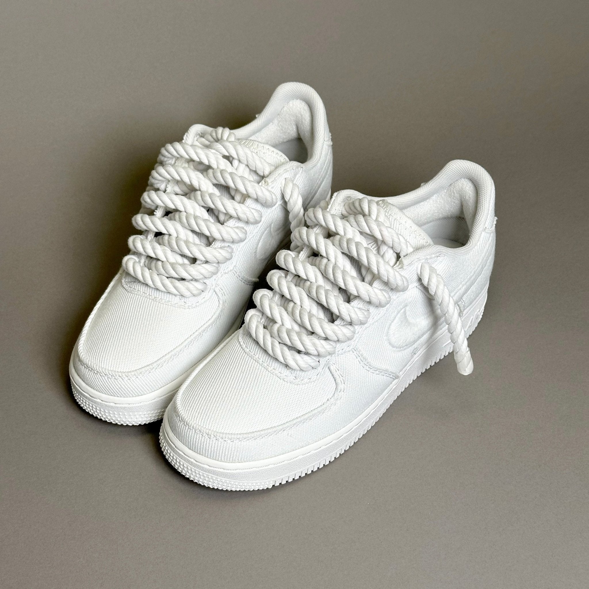 Nike Air Force 1 Canvas “Rope Laces White” V1 - EV8 Style