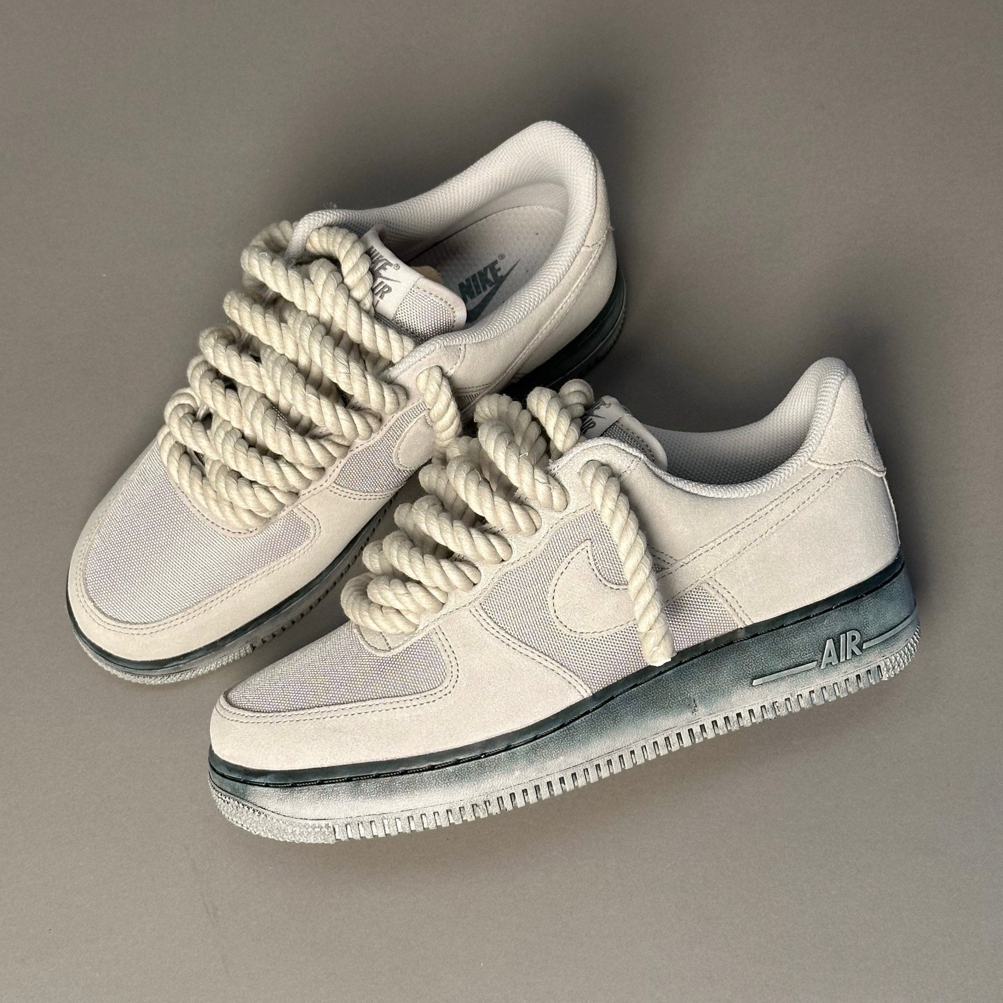 Nike Air Force 1 Desert "Rope Laces Desert" V1 - EV8 Style