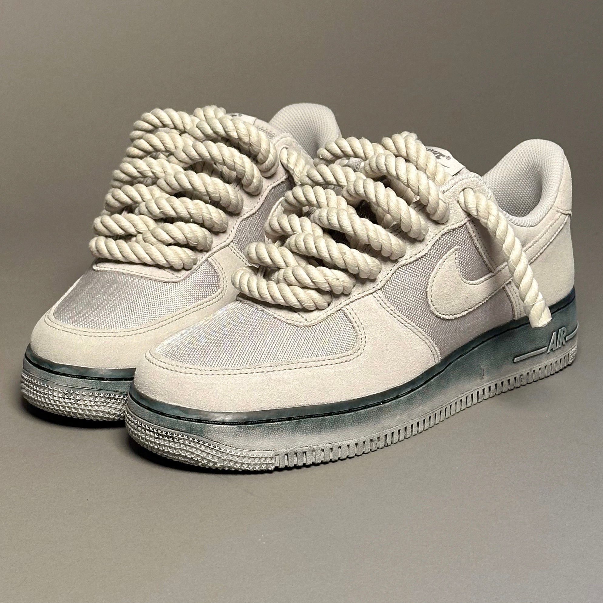 Nike Air Force 1 Desert "Rope Laces Desert" V1 - EV8 Style