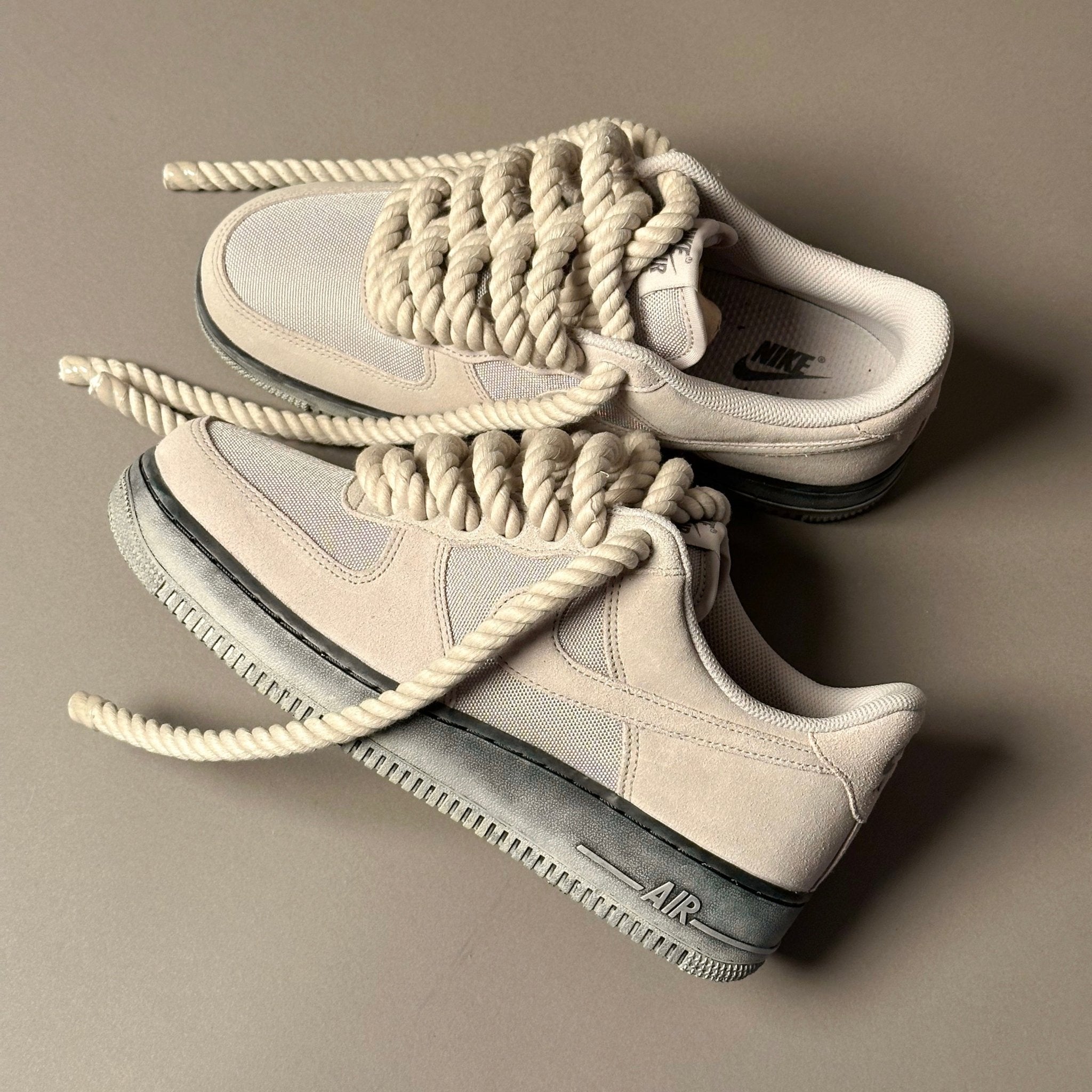Nike Air Force 1 Desert "Rope Laces Desert" V2 - EV8 Style