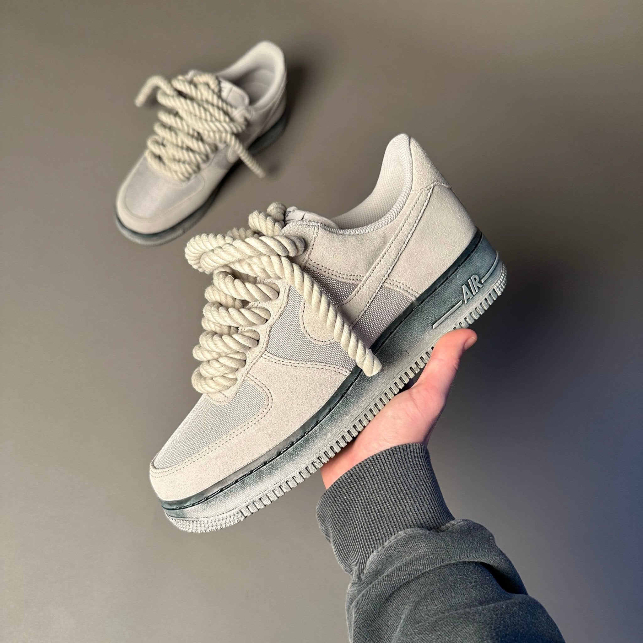 Nike Air Force 1 Desert "Rope Laces Desert" V2 - EV8 Style