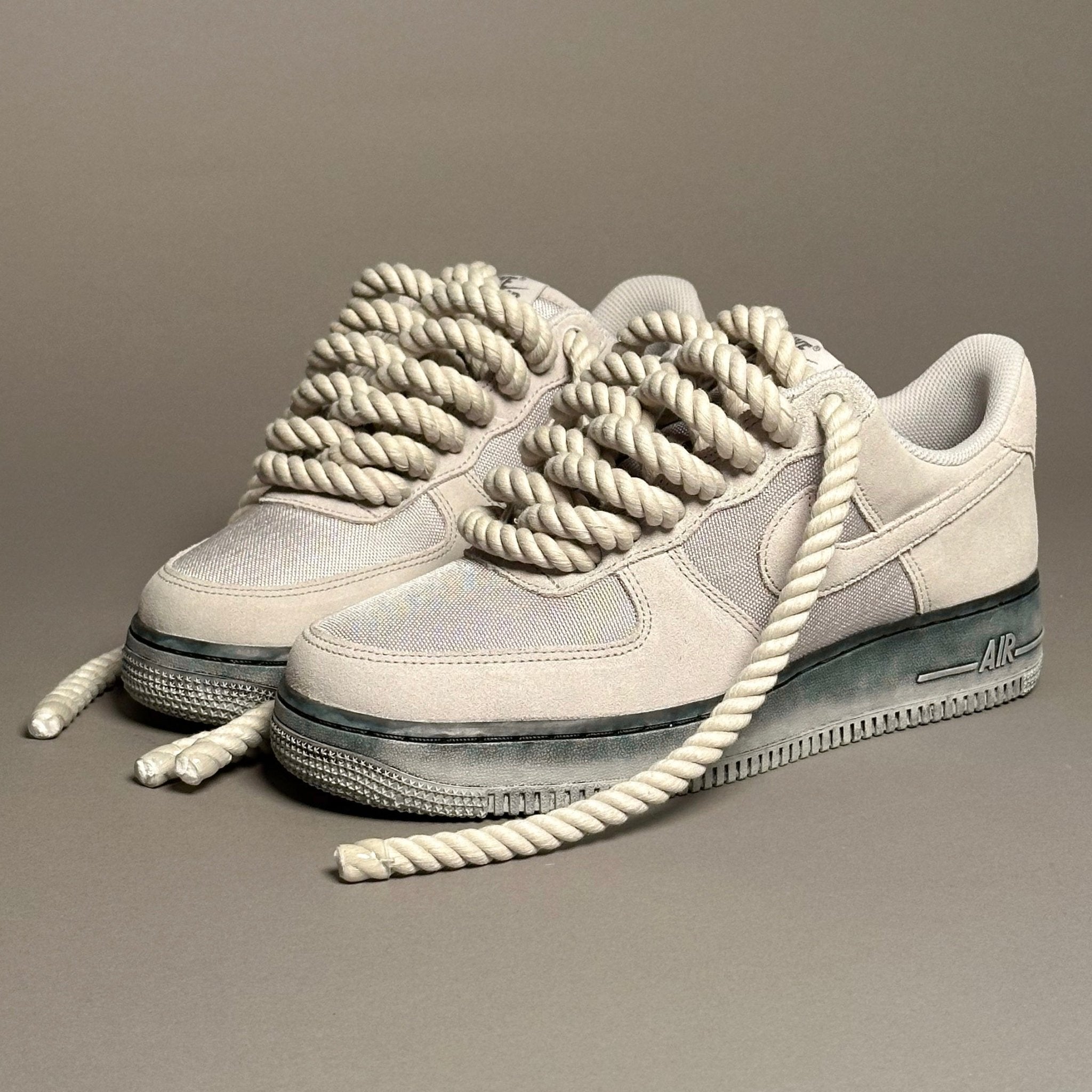 Nike Air Force 1 Desert "Rope Laces Desert" V2 - EV8 Style