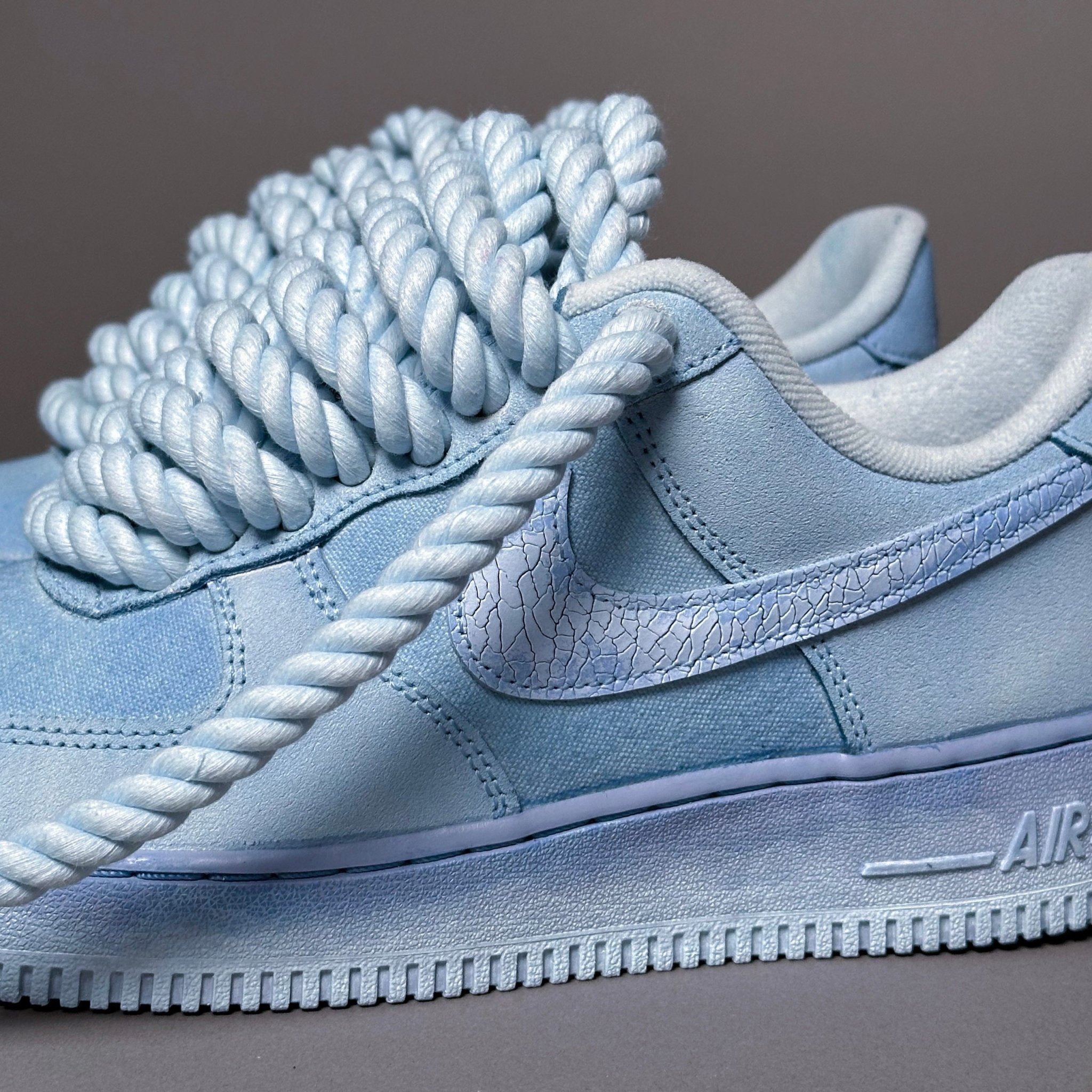 Nike Air Force 1 Glacial "Rope Laces Glacial Tint" V2 - EV8 Style