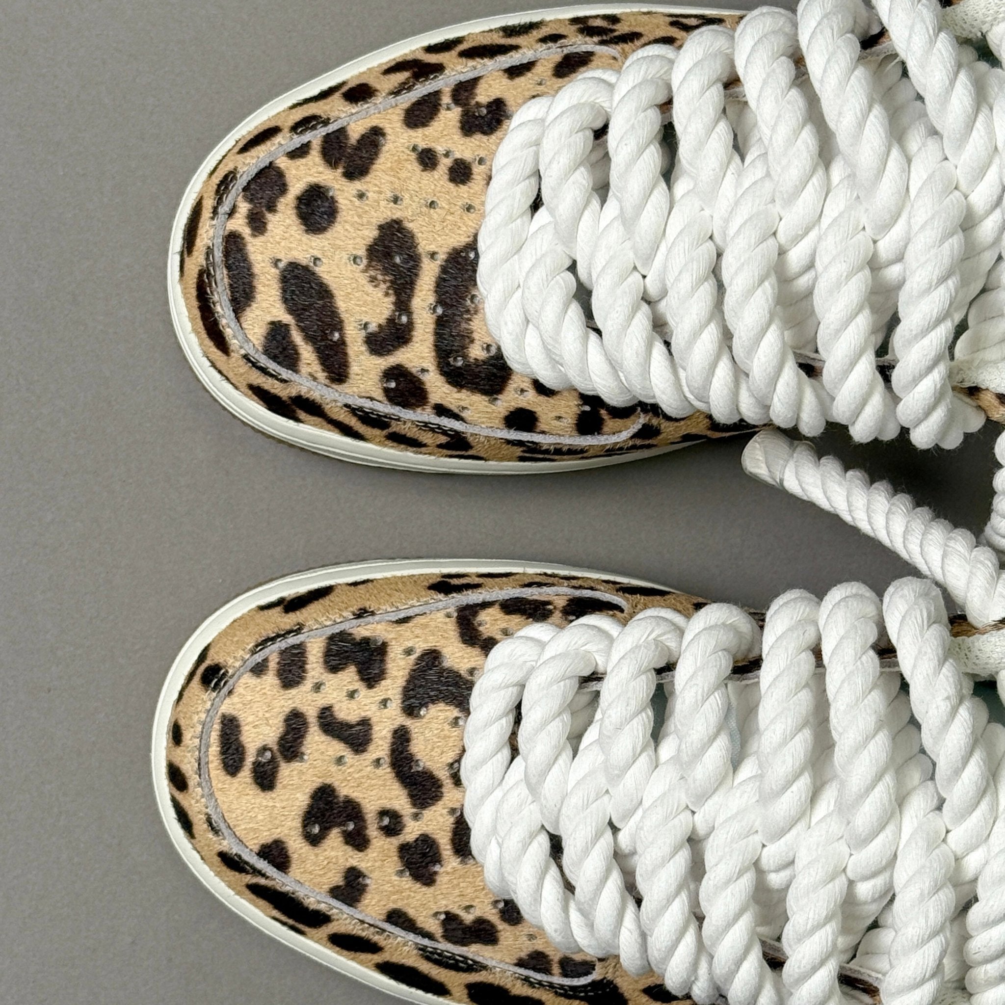Nike Air Force 1 Leopard "Rope Laces" V1 - EV8 Style
