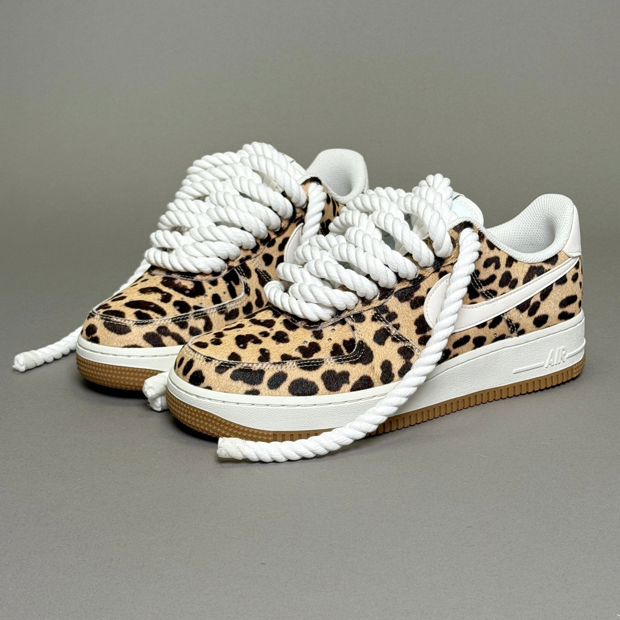 Nike Air Force 1 Leopard "Rope Laces" V2 - EV8 Style