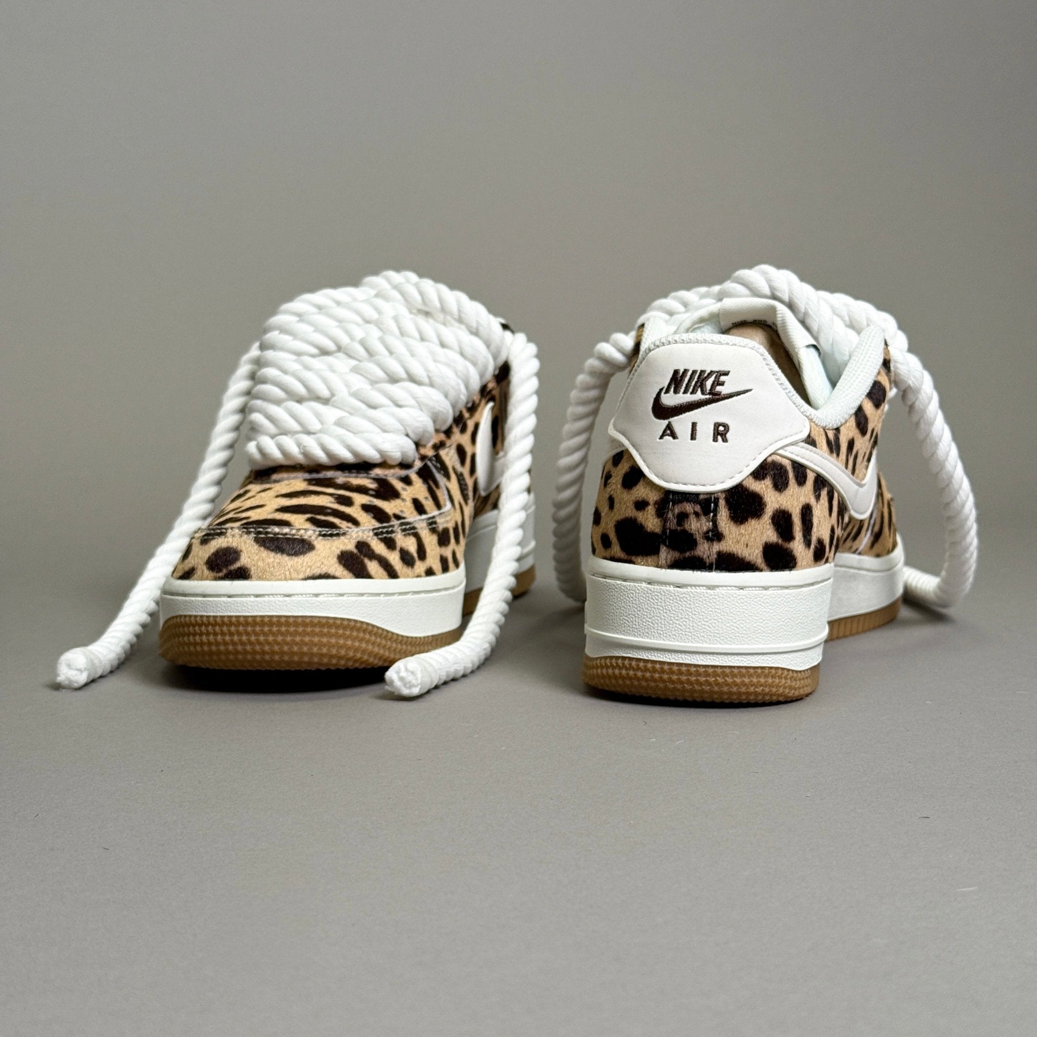 Nike Air Force 1 Leopard "Rope Laces" V2 - EV8 Style