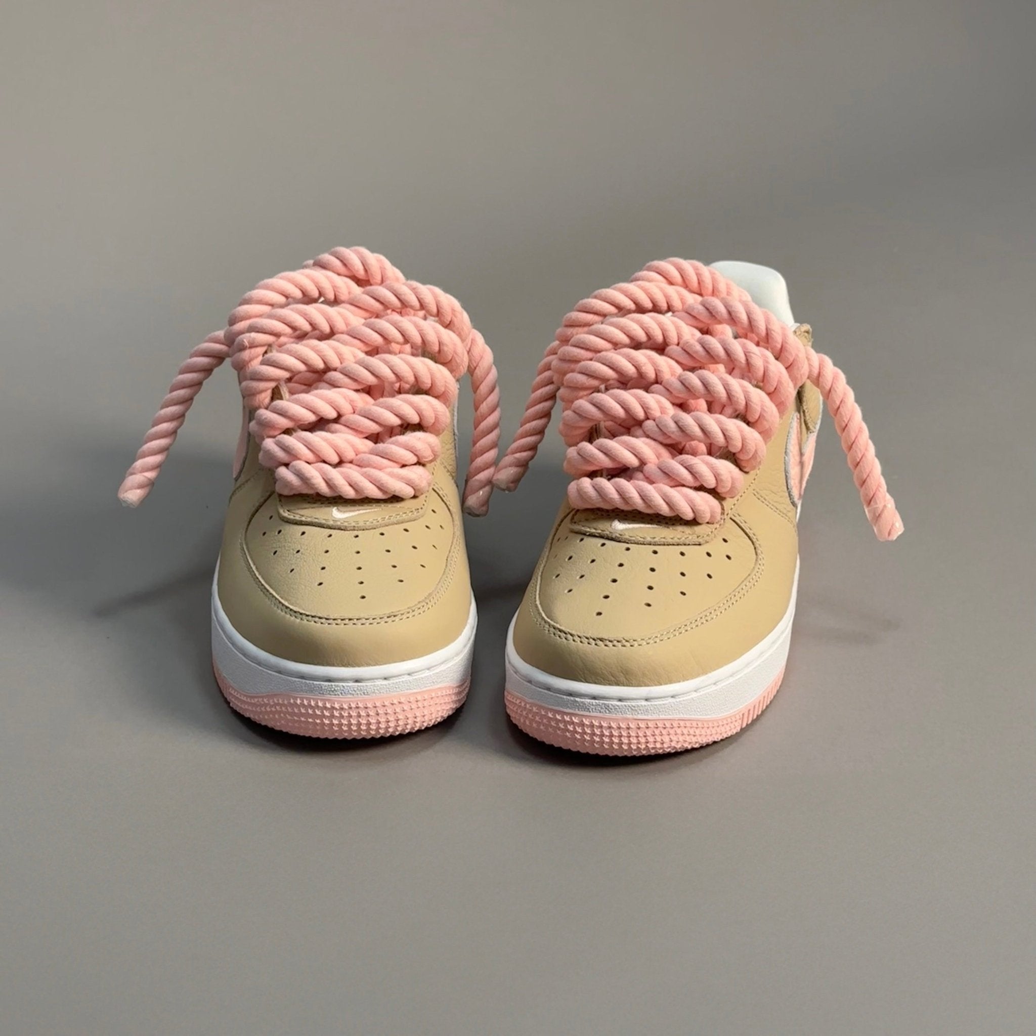 Nike Air Force 1 Malibu "Rope Laces Pink Tint" V1 - EV8 Style