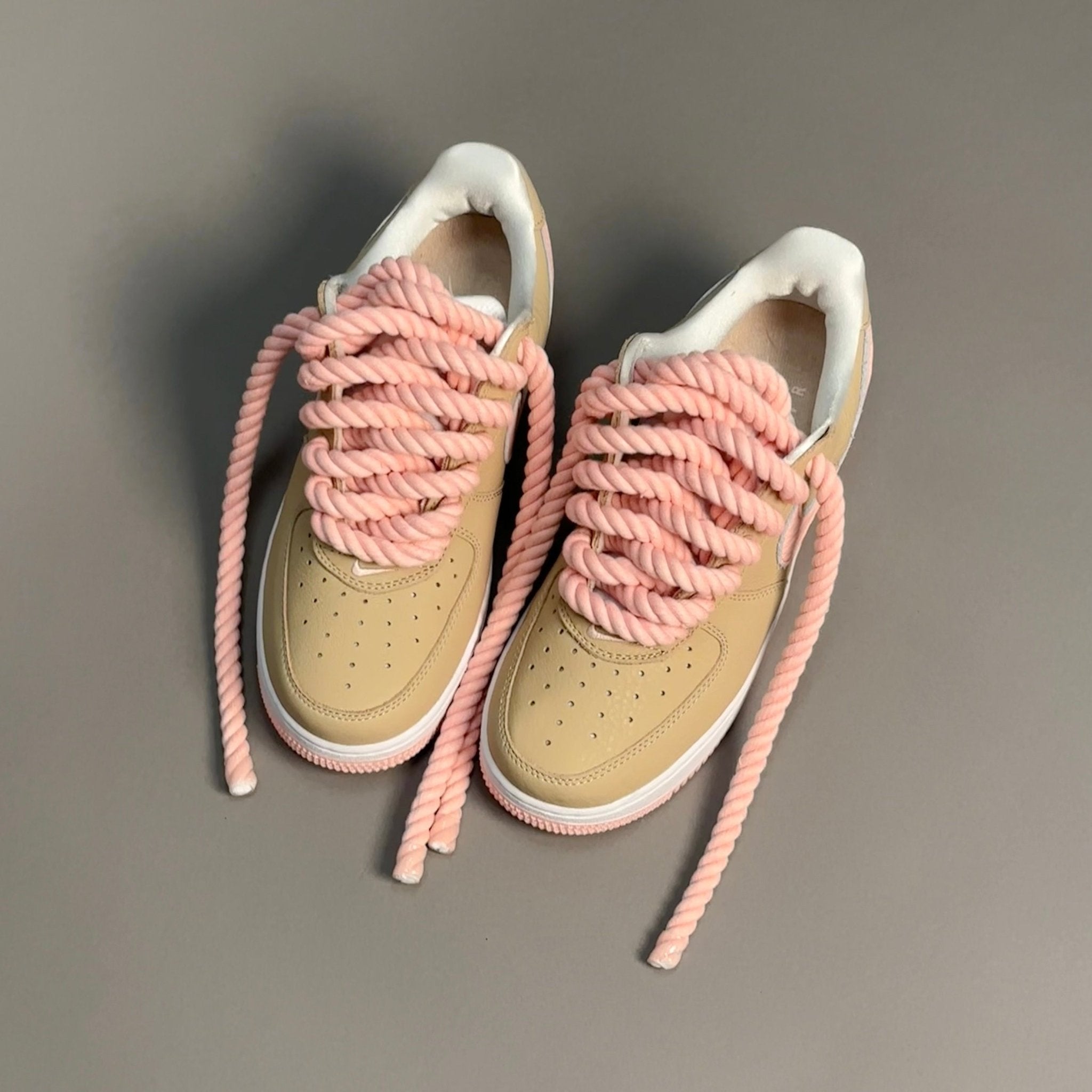 Nike Air Force 1 Malibu "Rope Laces Pink Tint" V2 - EV8 Style