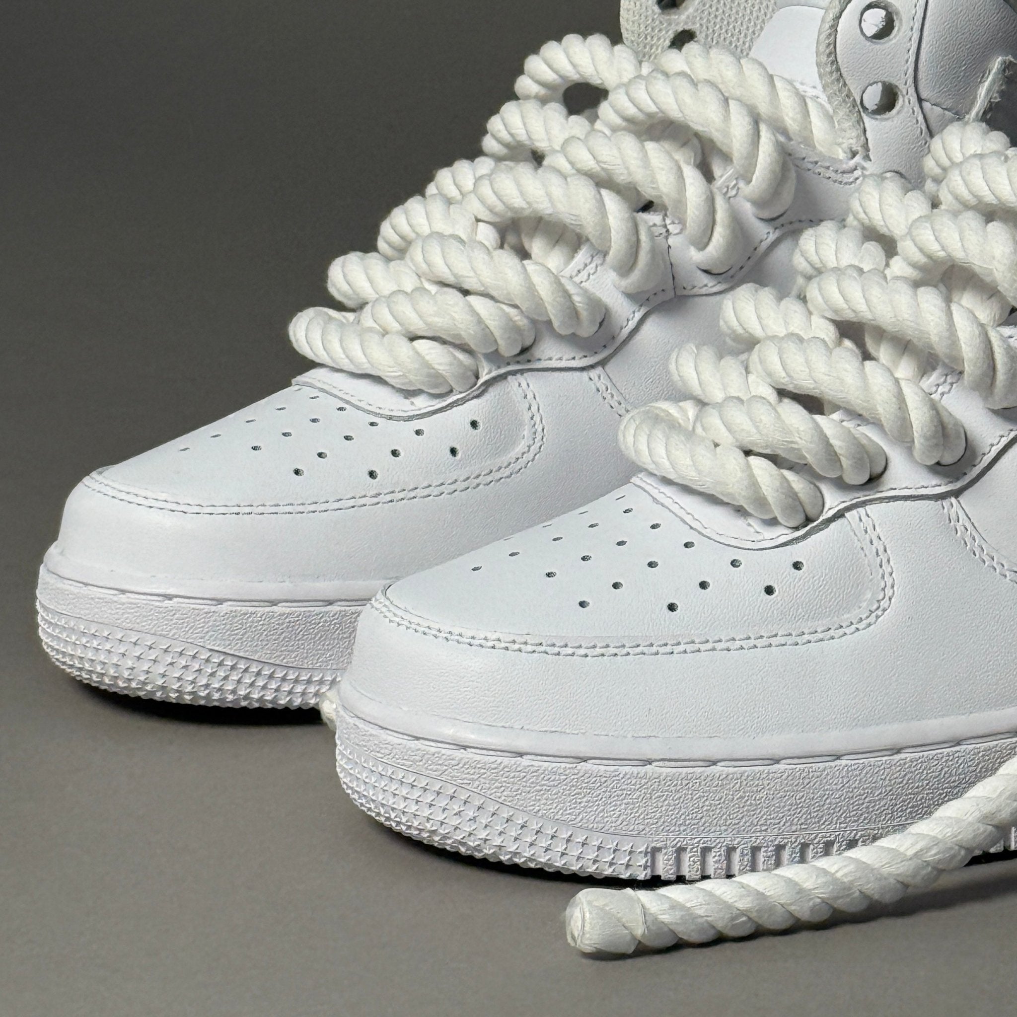 Nike Air Force 1 Mid “Rope Laces White” - EV8 Style
