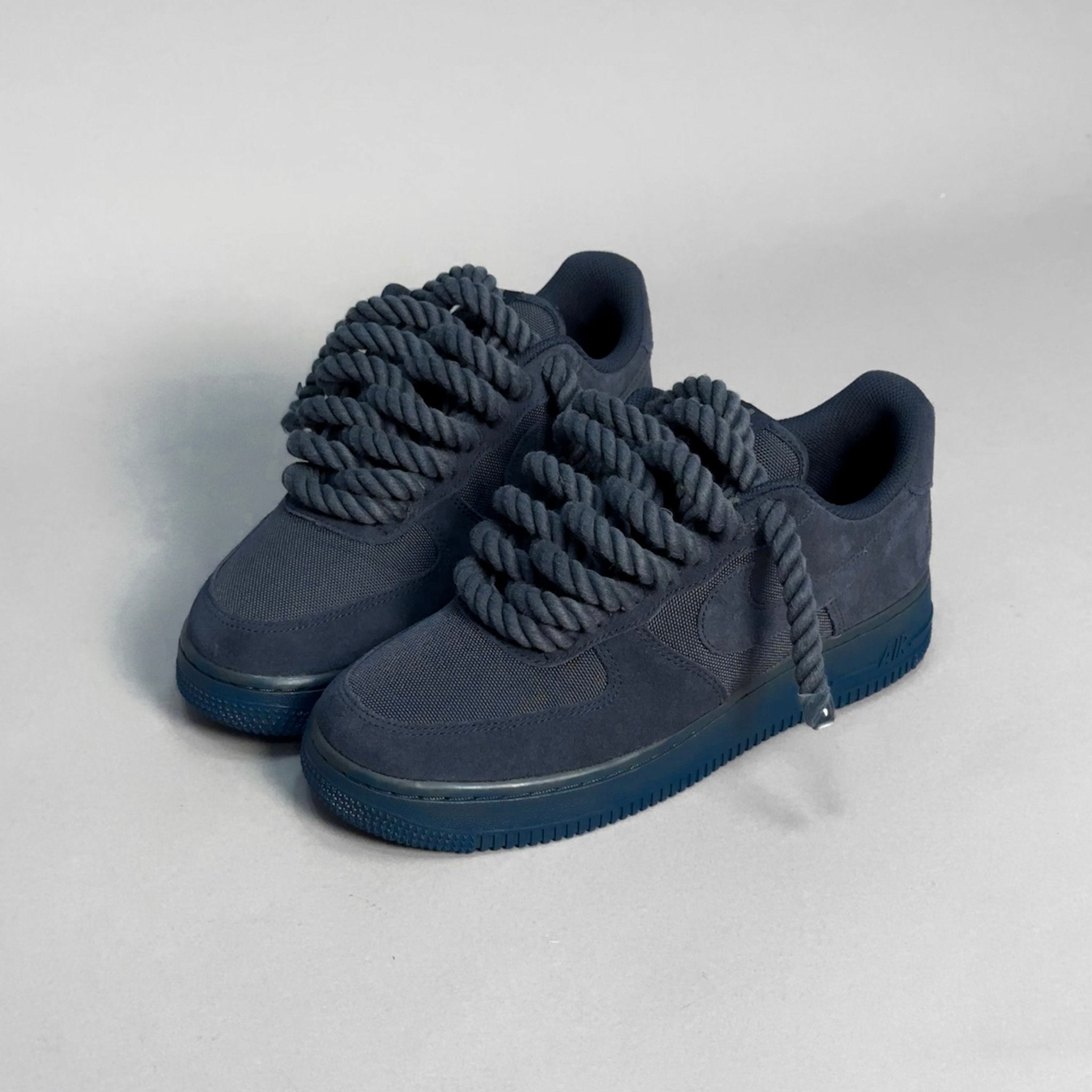 Nike Air Force 1 Midnight Blue "Rope Laces Navy Tint" V1 - EV8 Style