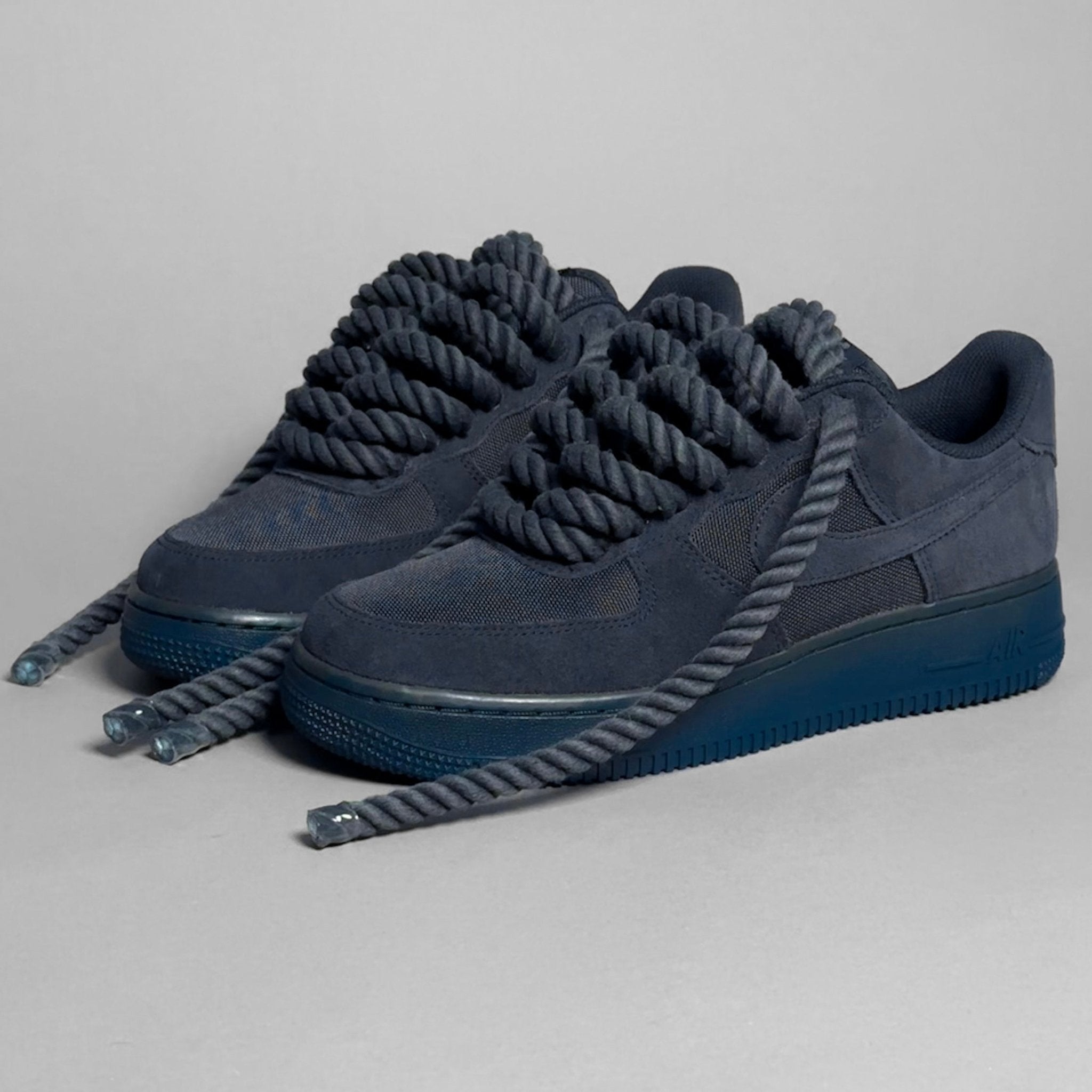 Nike Air Force 1 Midnight Blue "Rope Laces Navy Tint" V2 - EV8 Style
