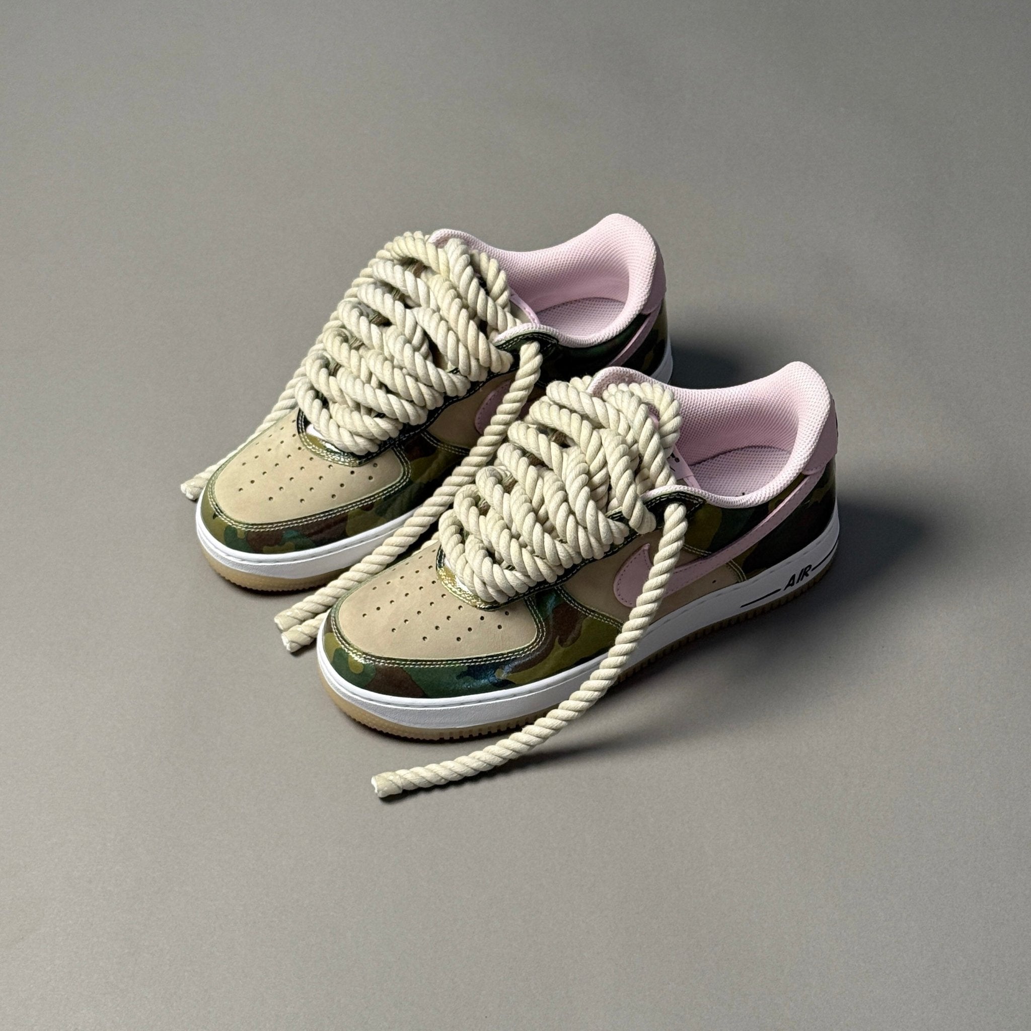 Nike Air Force 1 Military Camo "Rope Laces" V2 - EV8 Style