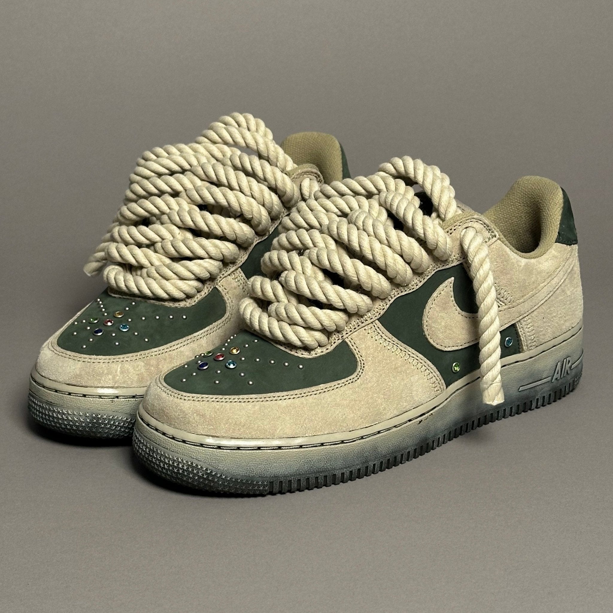 Nike Air Force 1 Moss "Rope Laces Moss" V1 - EV8 Style