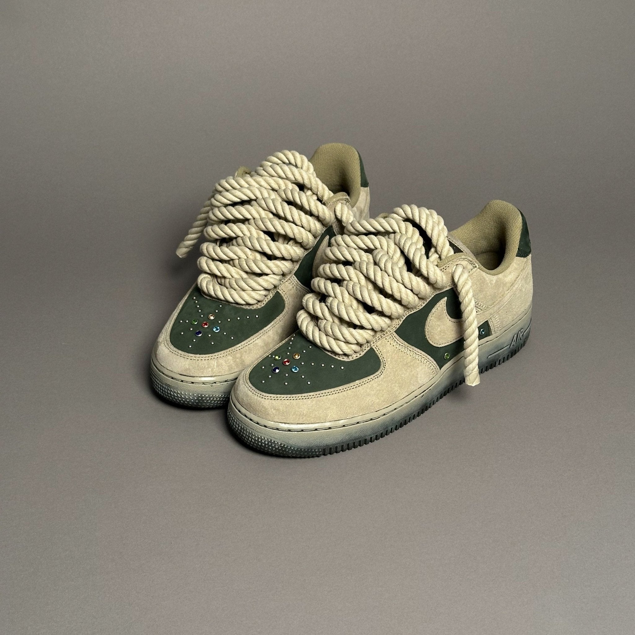Nike Air Force 1 Moss "Rope Laces Moss" V1 - EV8 Style
