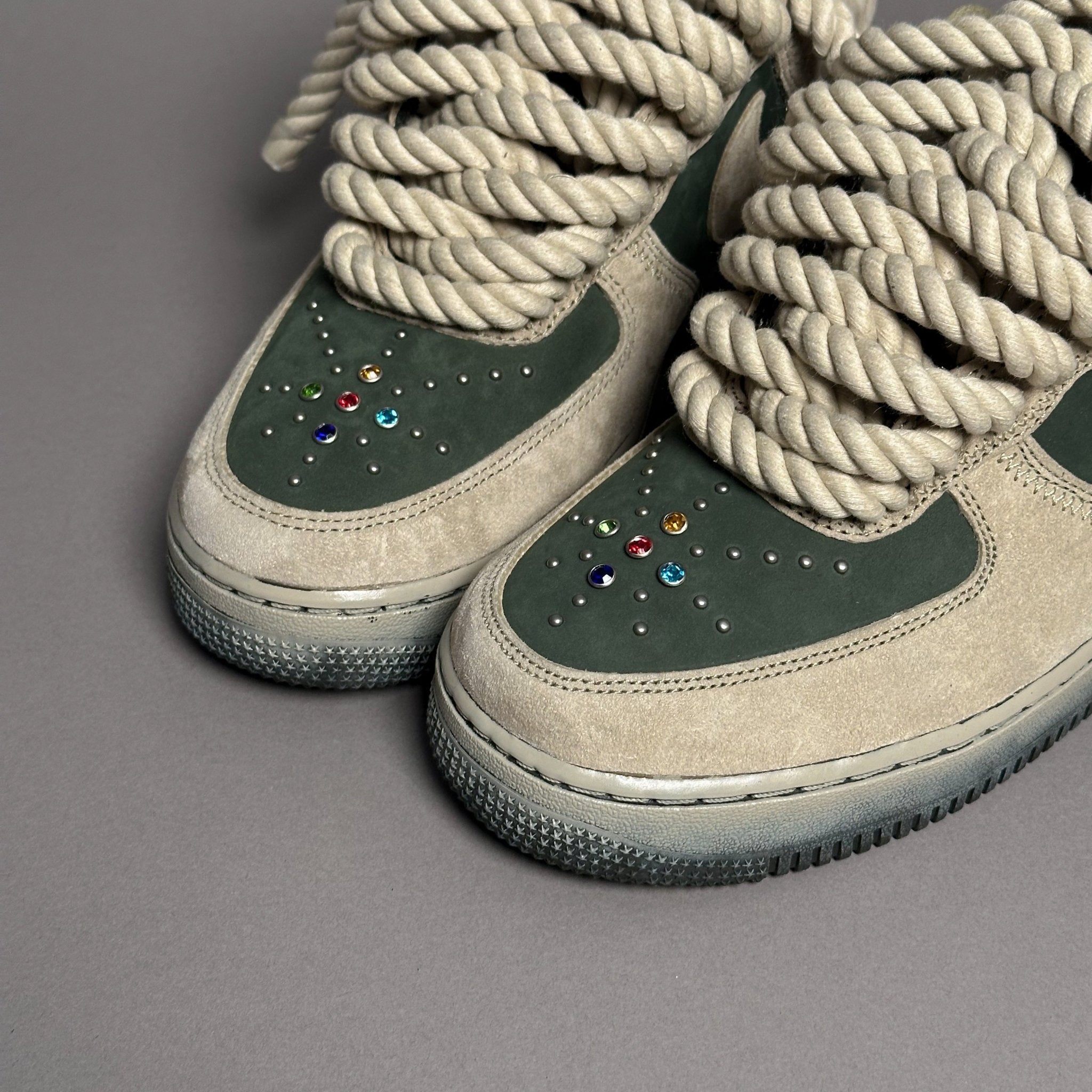 Nike Air Force 1 Moss "Rope Laces Moss" V1 - EV8 Style
