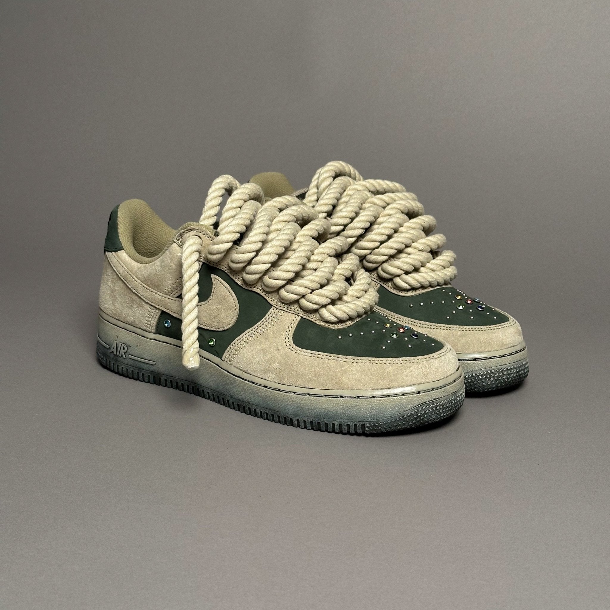Nike Air Force 1 Moss "Rope Laces Moss" V1 - EV8 Style