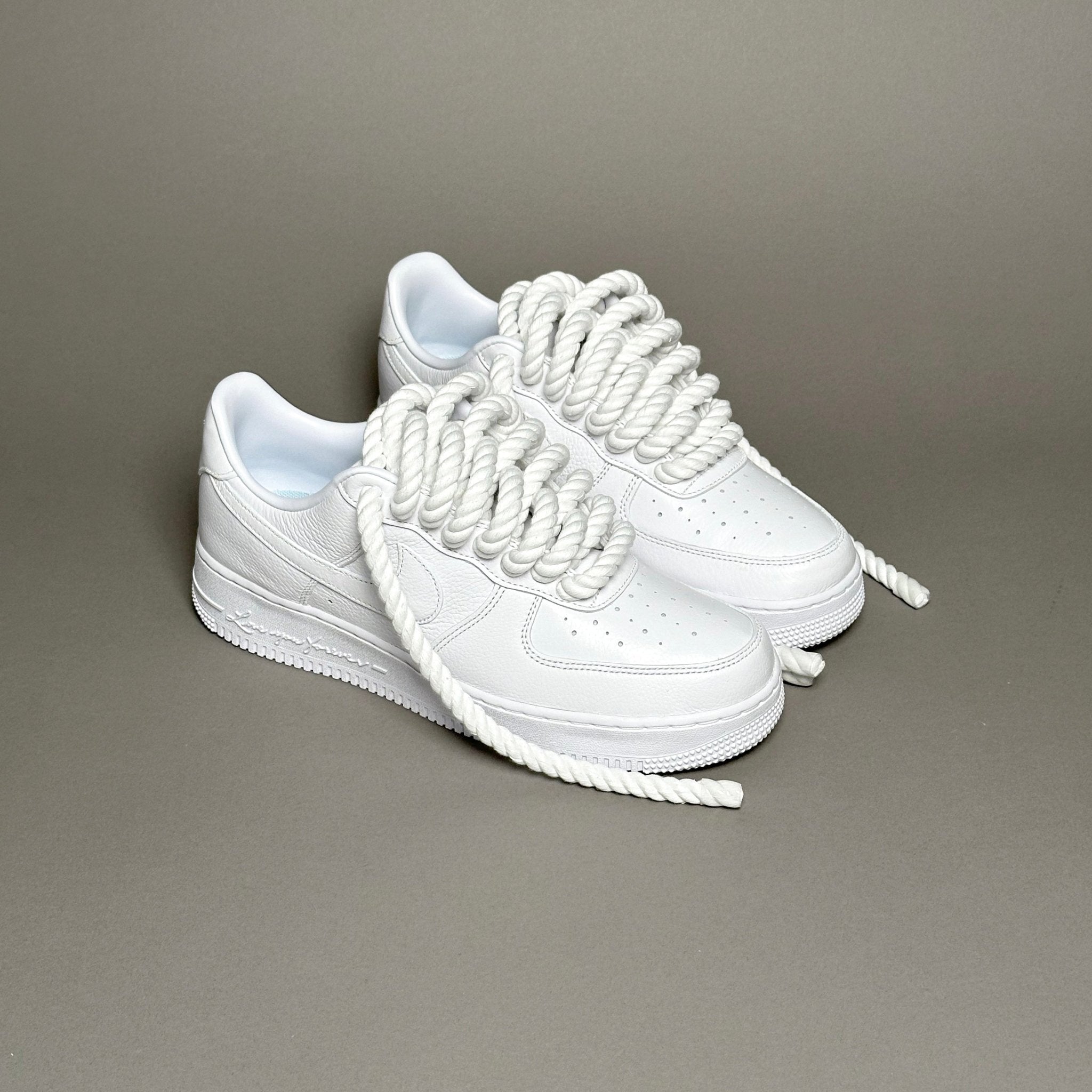 Nike Air Force 1 Nocta Love You Forever "Rope Laces White" V2 - EV8 Style