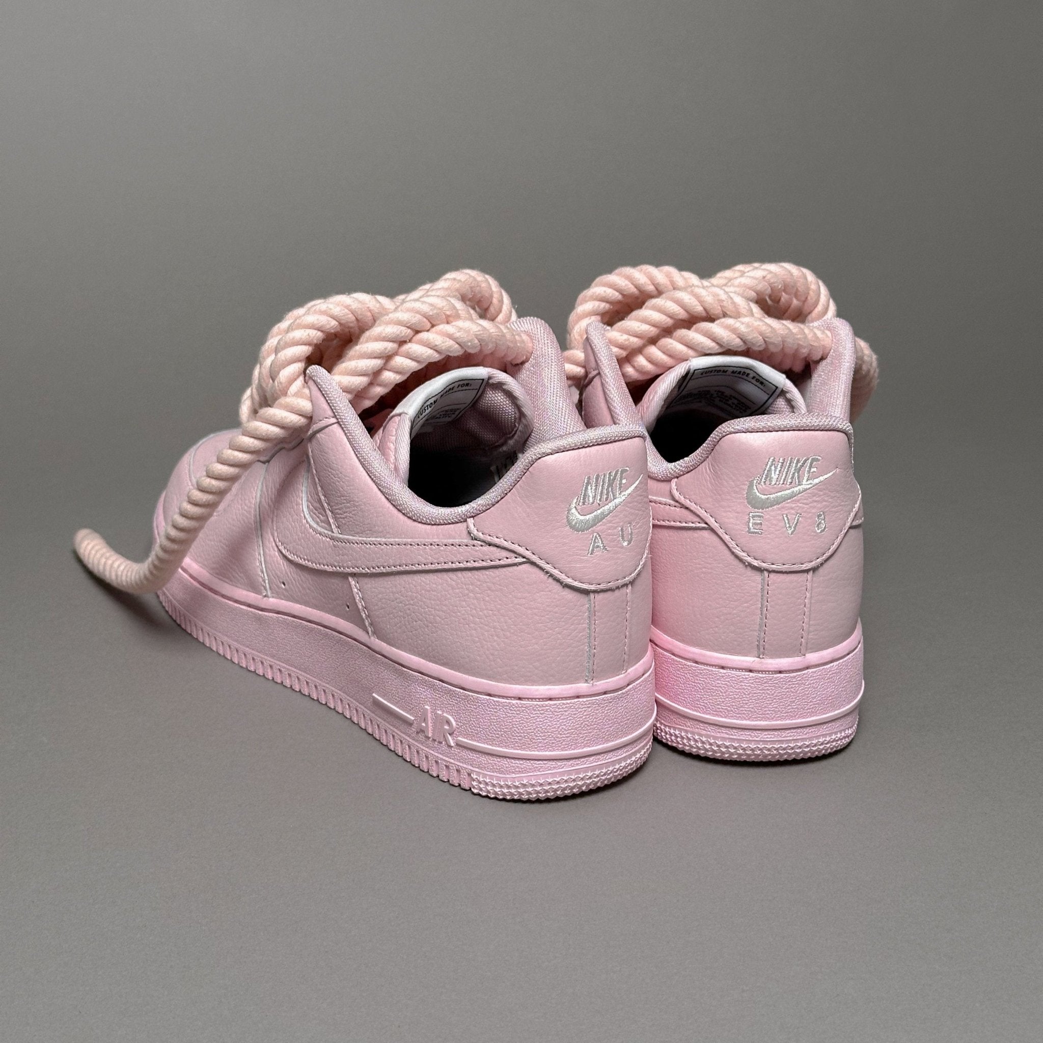 Nike Air Force 1 Pastel "Rope Laces Pink Tint" V2 - EV8 Style