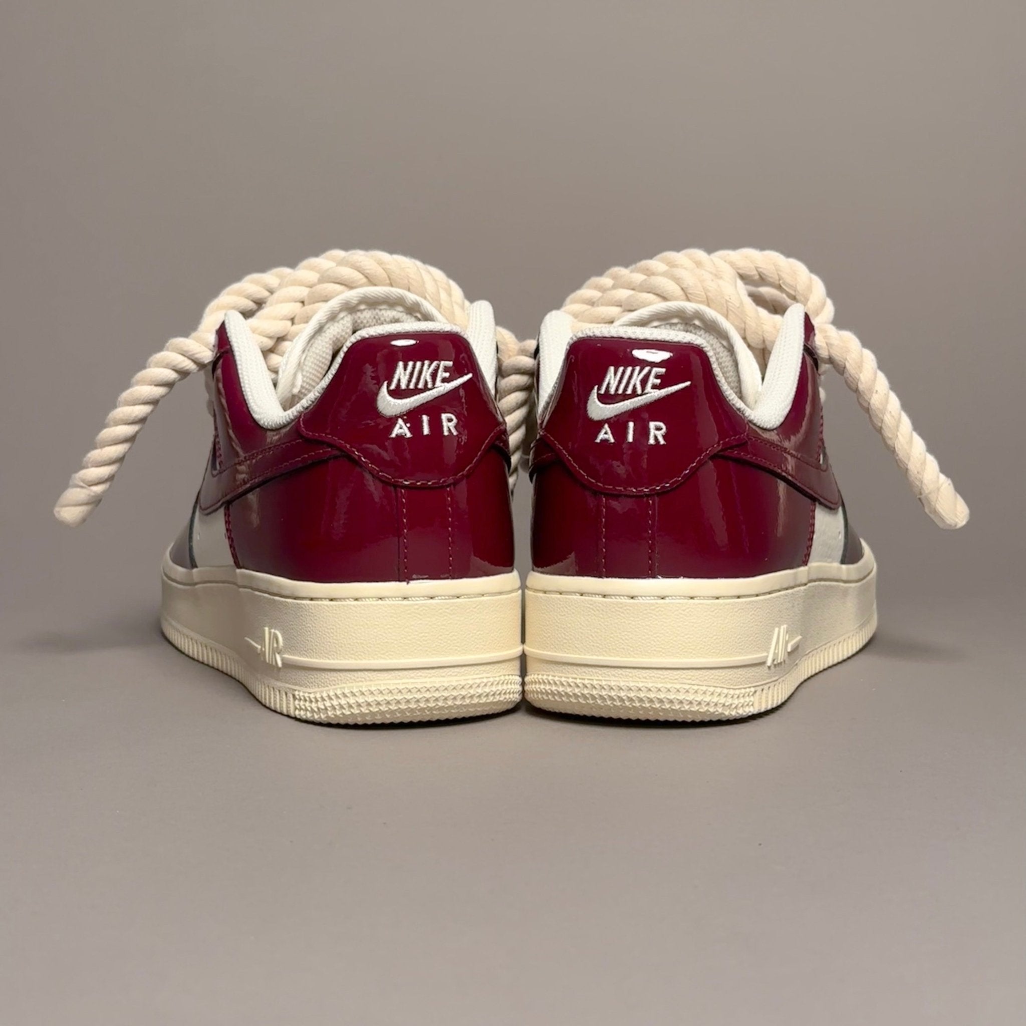 Nike Air Force 1 Patent "Rope Laces Cream" V1 - EV8 Style