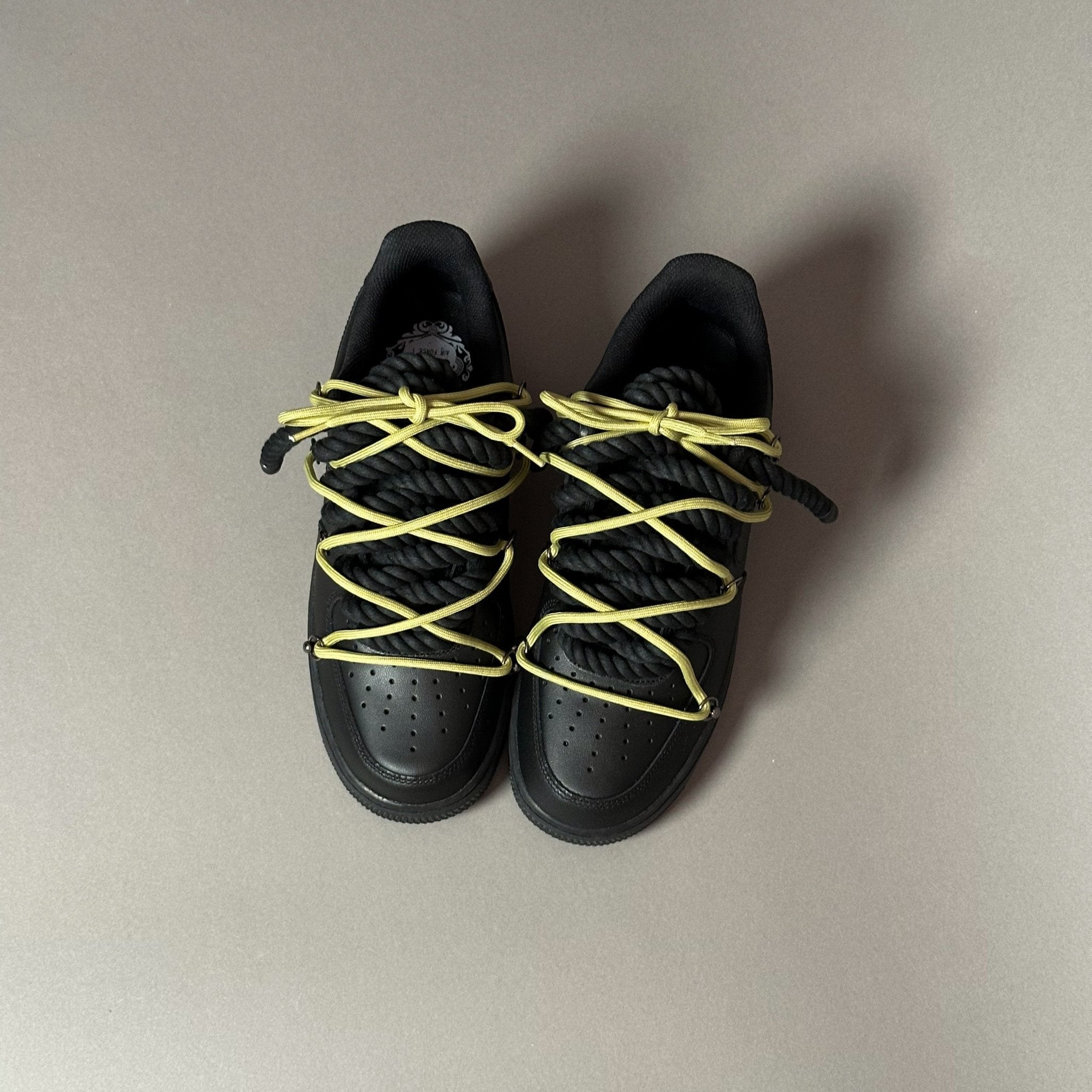 Nike Air Force 1 “Rope Laces Black” Triple Olive V1 - EV8 Style