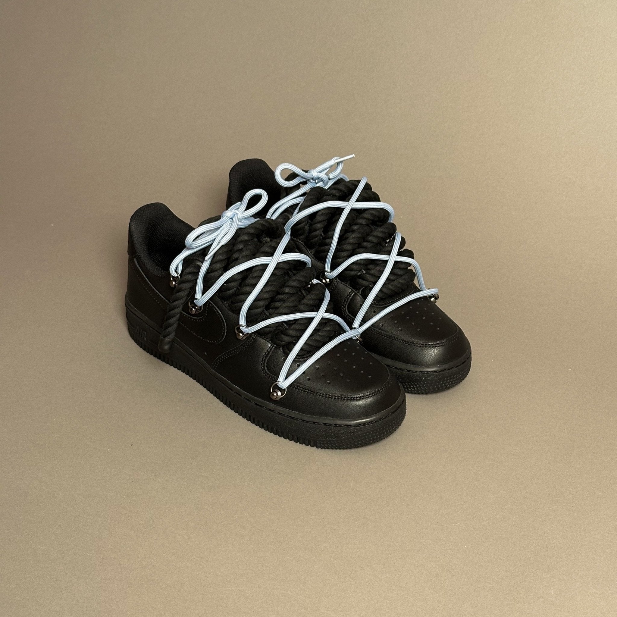 Nike Air Force 1 “Rope Laces Black” Triple Unc V1 - EV8 Style