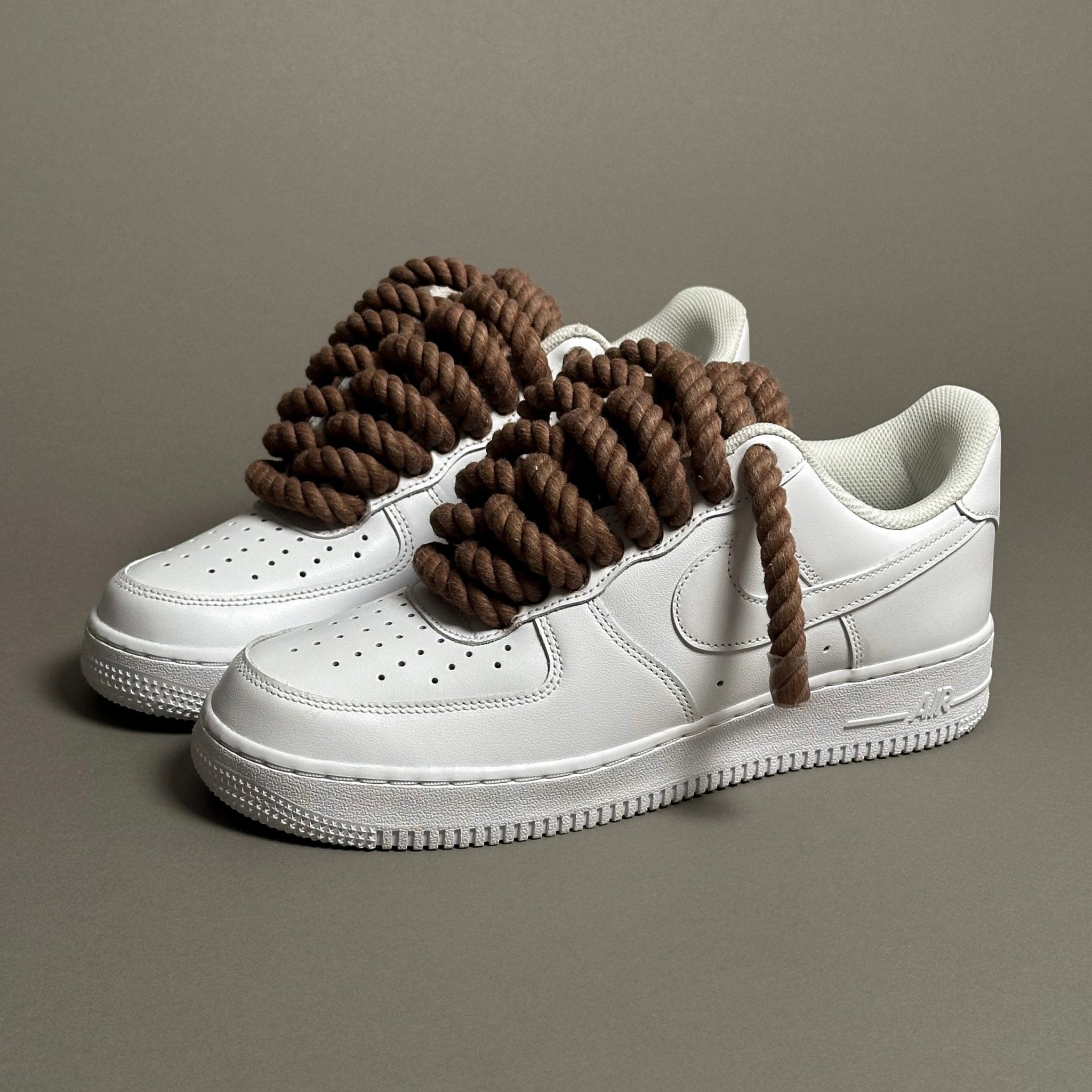 Nike Air Force 1 “Rope Laces Brown Tint" V1 - EV8 Style