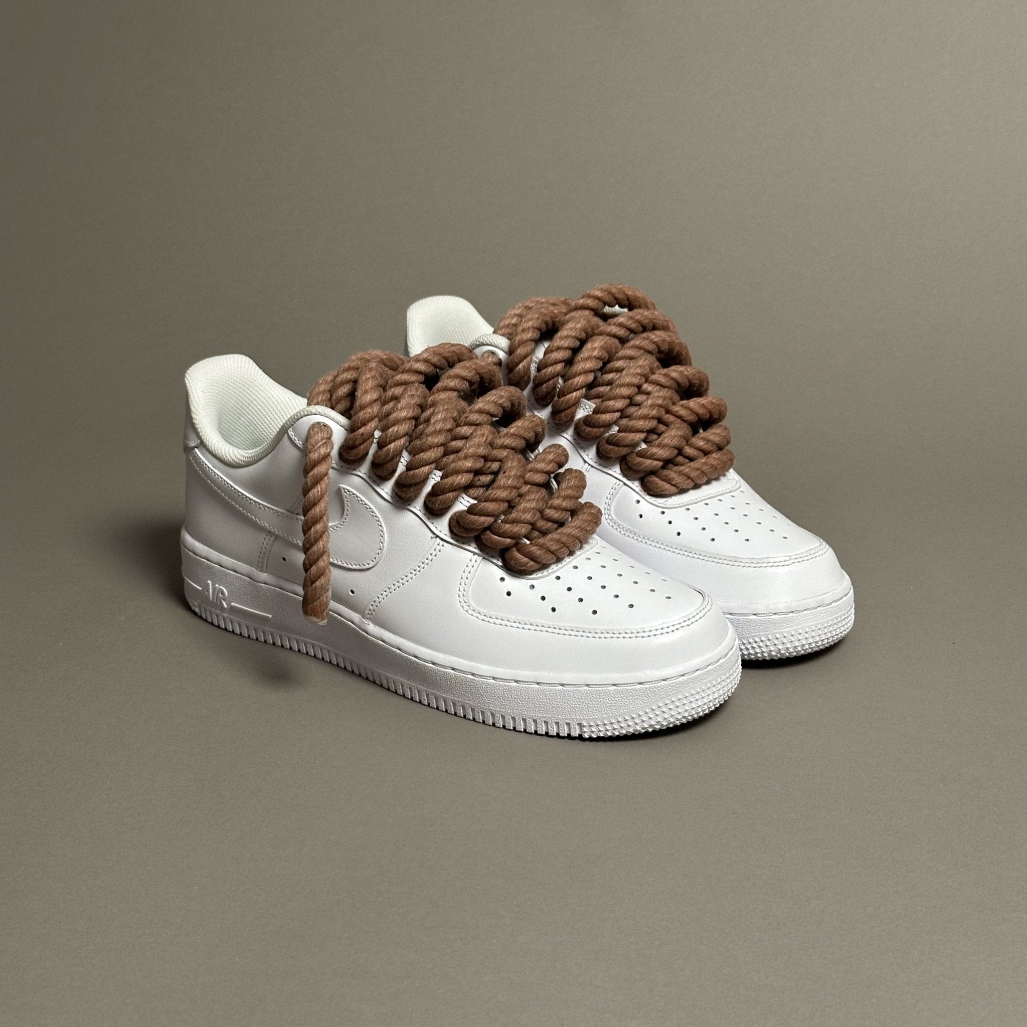 Nike Air Force 1 “Rope Laces Brown Tint" V1 - EV8 Style